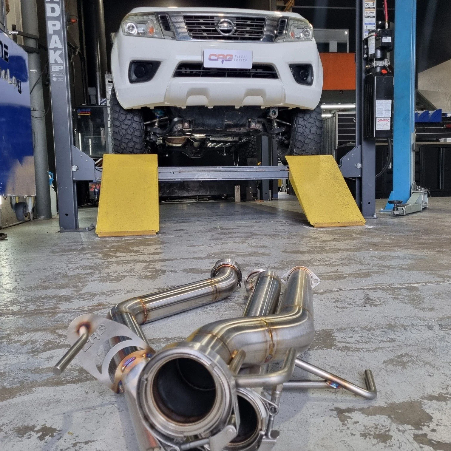 Sexy stainless pipes

Our 3" 304 grade stainless steel DPF exhaust, mandrel bent and Tig welded. All hand made in house at CRG on the GOLD Coast. 

Available with as a  straight through pipe only system or you can add a Muffler or resonator hotd