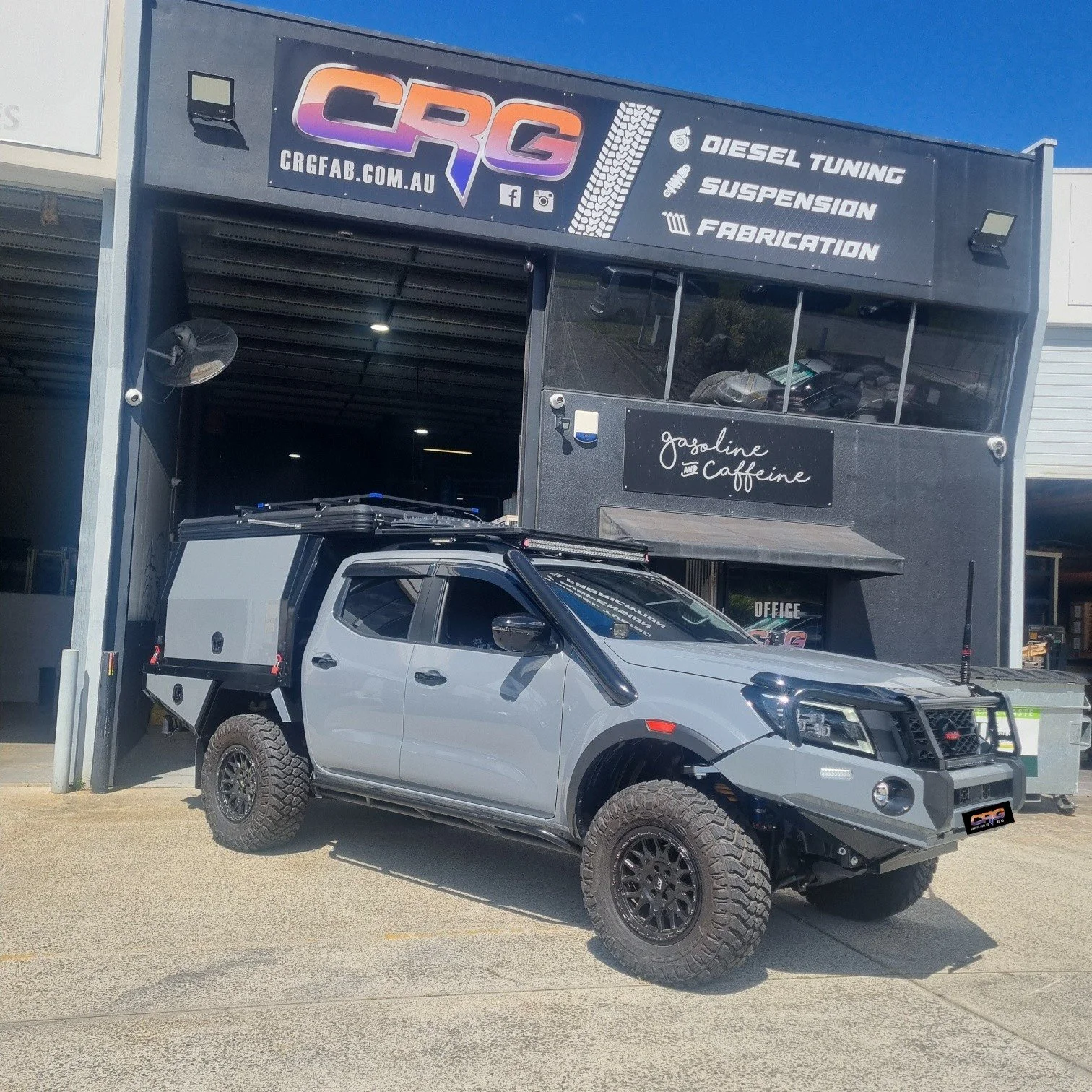 What a great looking Nav!! 

That grey 😍 and colour coded IronMan bull bar!!! 
This one came in for a throttle pipe and a tune. 
Definitely in need of an intercooler upgrade tho. 

Stock Intake temps went from 30-66 degree c in one 8 second run. We 