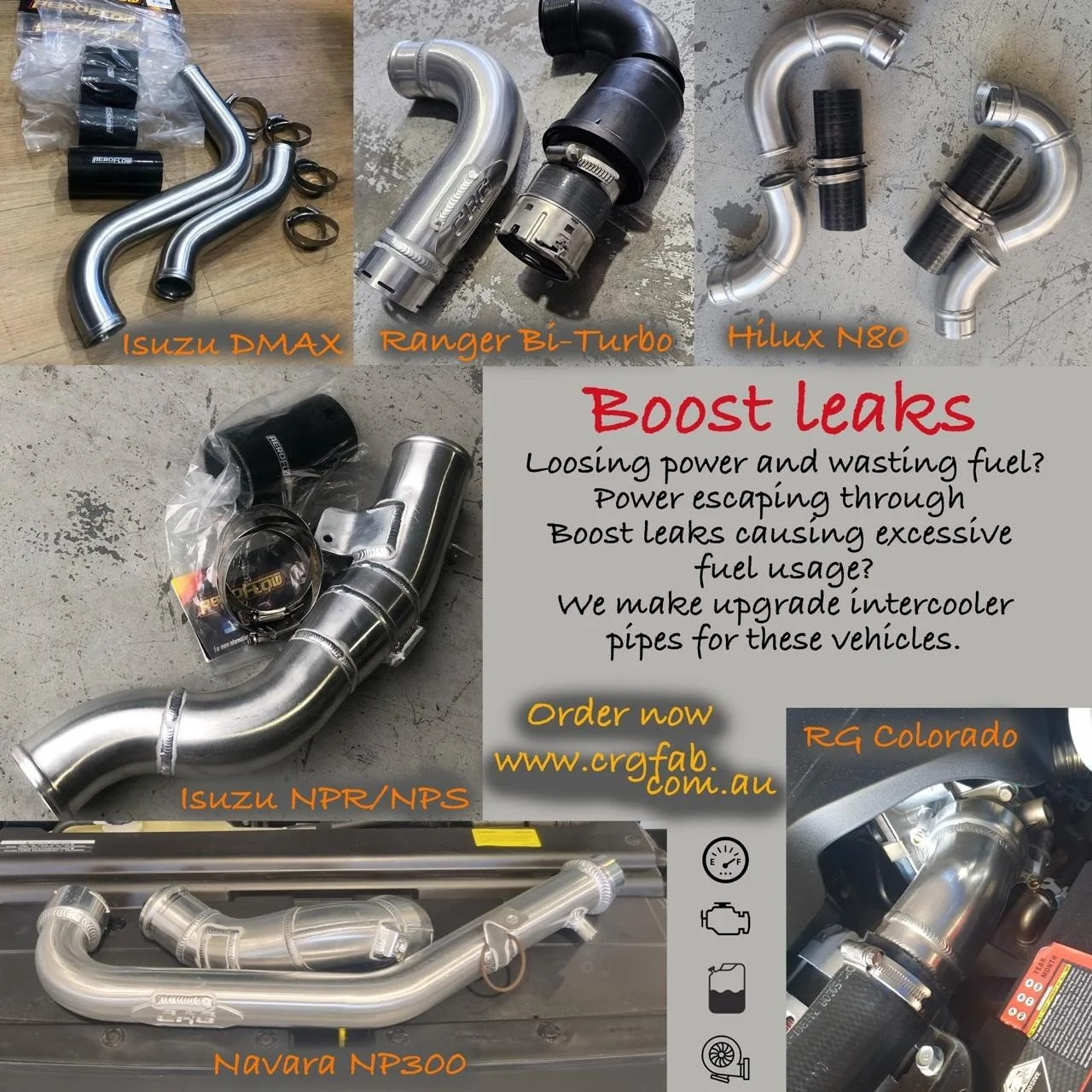 Boost leaks are nothing but a Nuisance. 

Lost power. 
Wasted fuel. 
Increased lag. 
Blocked DPF. 
Black smoke.
Stranded at the side of the road...... 

Nothing good comes of boost leaks. 

We have hard pipe replacements for several vehicles that we 