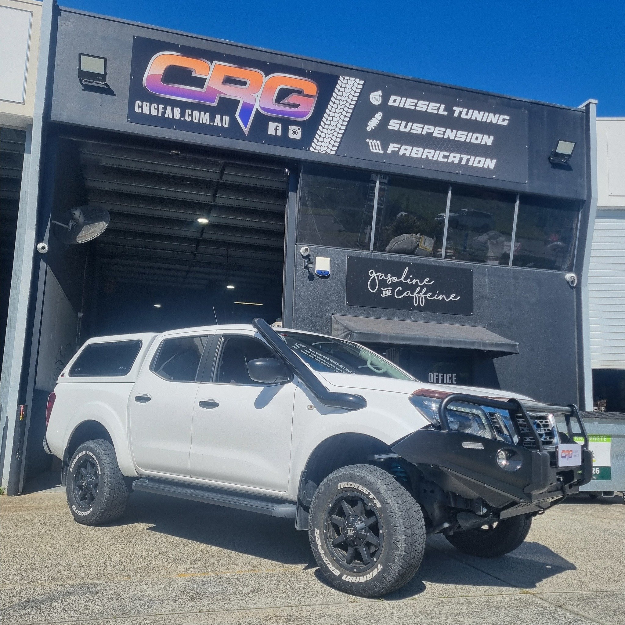 When in Rome. 

This Nav down from Townsville for our Intercooler Combo tune. 

Completely stock with airbox and snorkel. 
Our intercooler kit was much needed with the Ironman Bullbar and Winch blocking just about all the air to the factory intercool