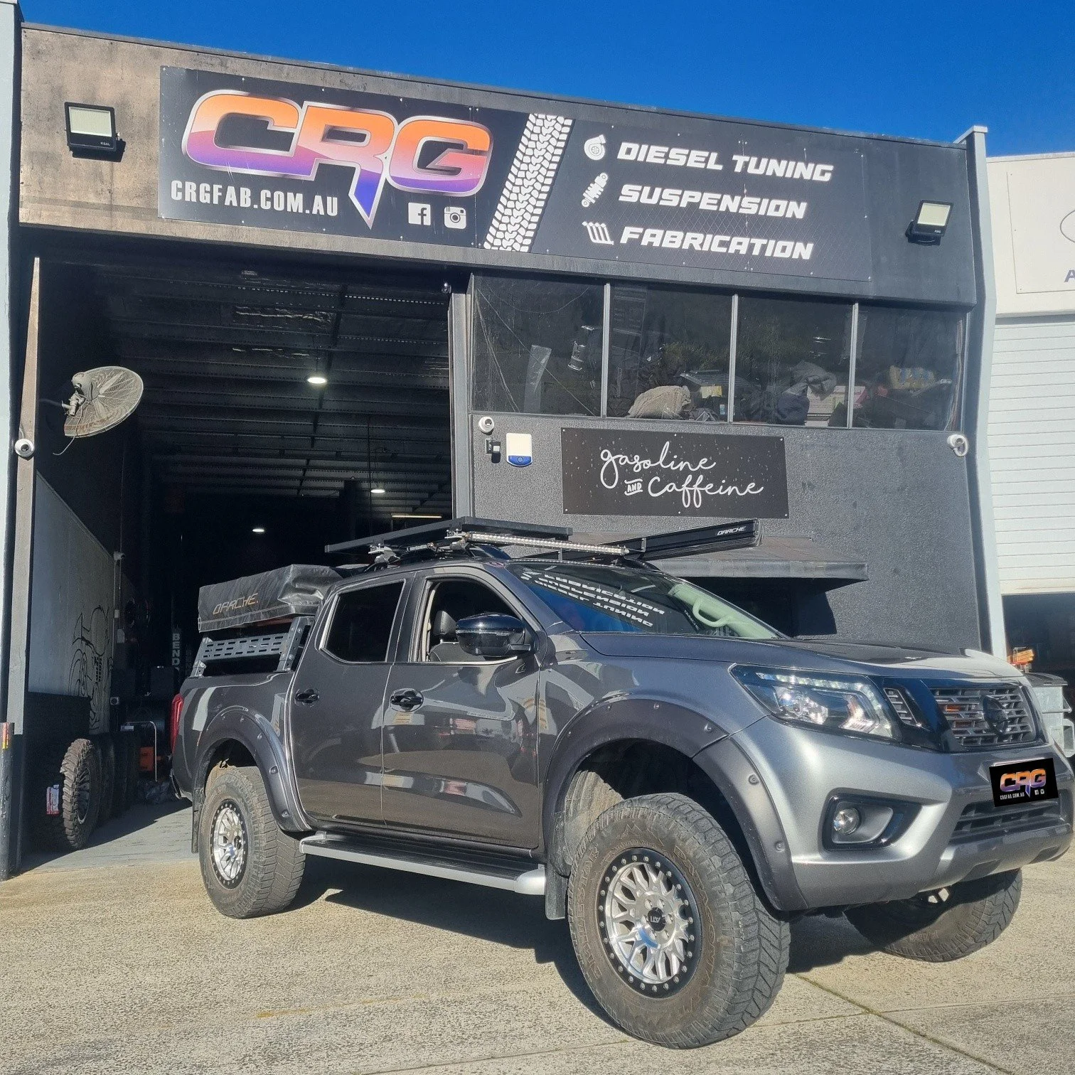 Intercoolers and exhausted. 

This Nav came in ready to roll. 
Everything already done. 

Had a mail out ecu remap installed that was part of his exhaust purchase, which caused some weird things to happen so it came it for a proper dyno tune. 

Added