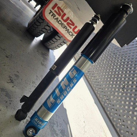 Two shock absorbers comparison