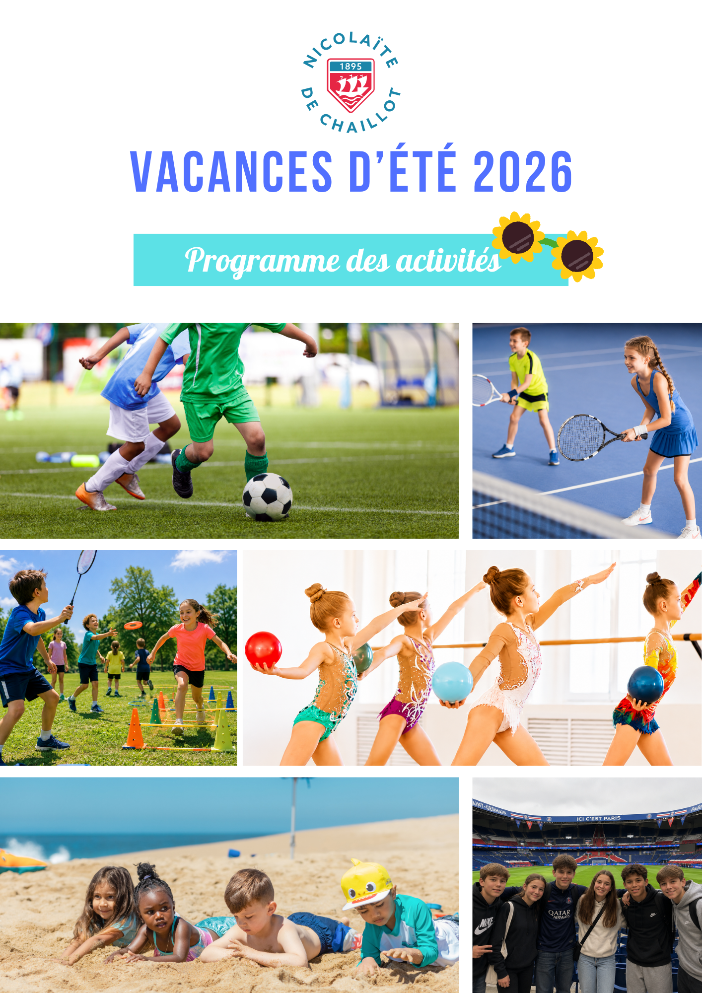 Les Stages des vacances d’été 
