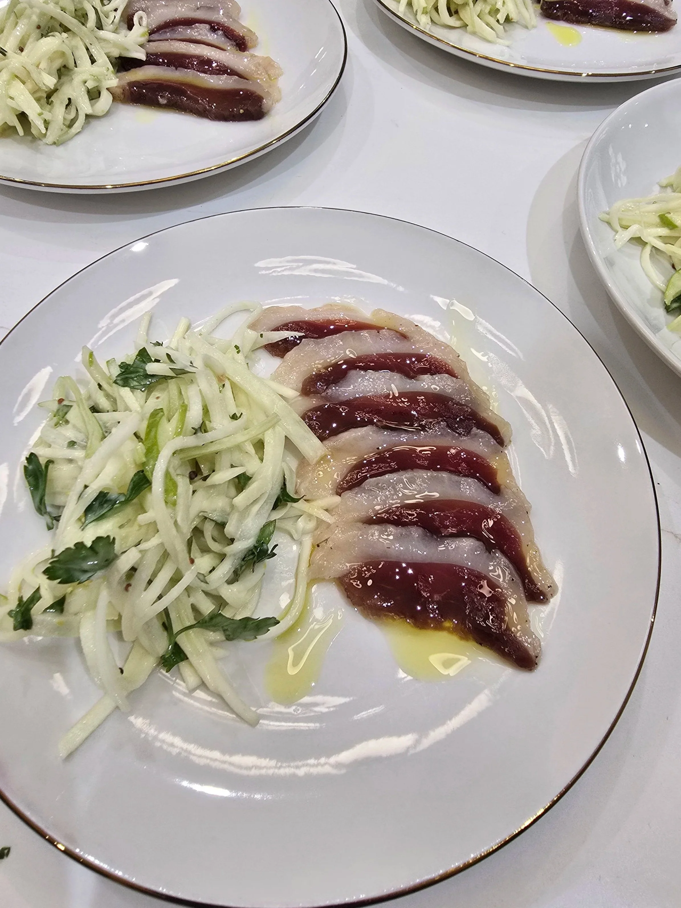 Duck ham and celeriac remoulade