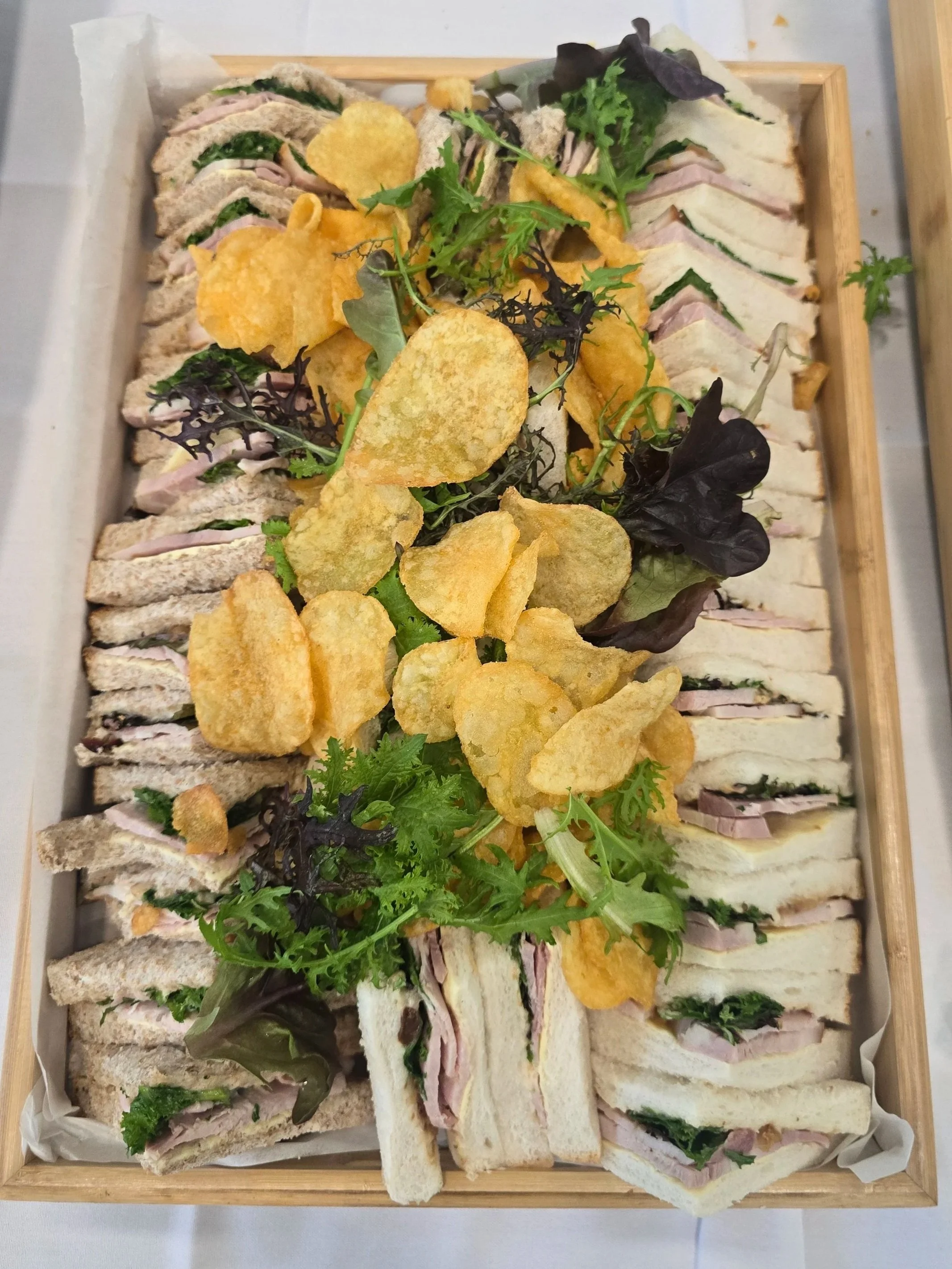 Baked ham and homemade apple chutney