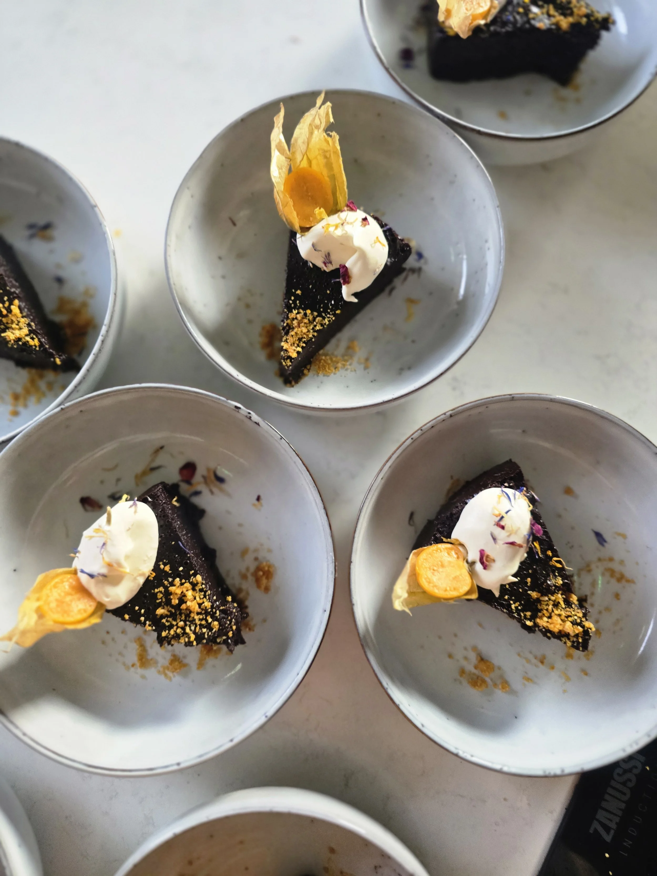 Chocolate nemesis with hazelnut praline