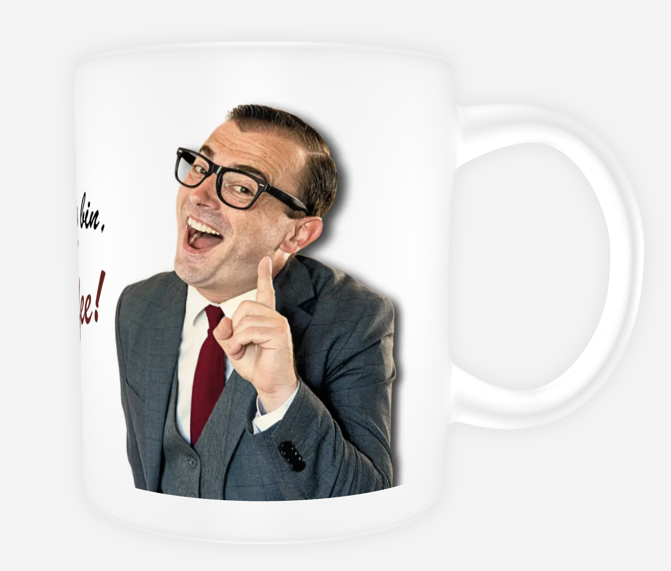 Heinz Erhardt Spruchtasse "Traurig Bin"