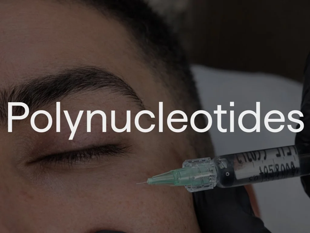 Polynucleotides are advanced injectable treatments that support skin repair and regeneration. They stimulate the body’s natural healing response to improve skin quality, hydration, and elasticity. The formulations are highly purified and designed to 