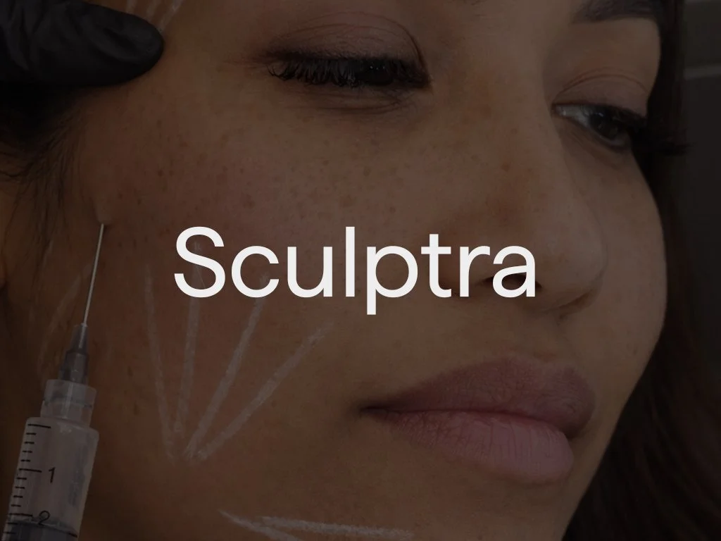 Sculptra is a collagen-stimulating injectable treatment that gradually restores facial volume and improves skin firmness. It works by encouraging your body’s own collagen production, creating subtle, natural-looking results that develop over time.
