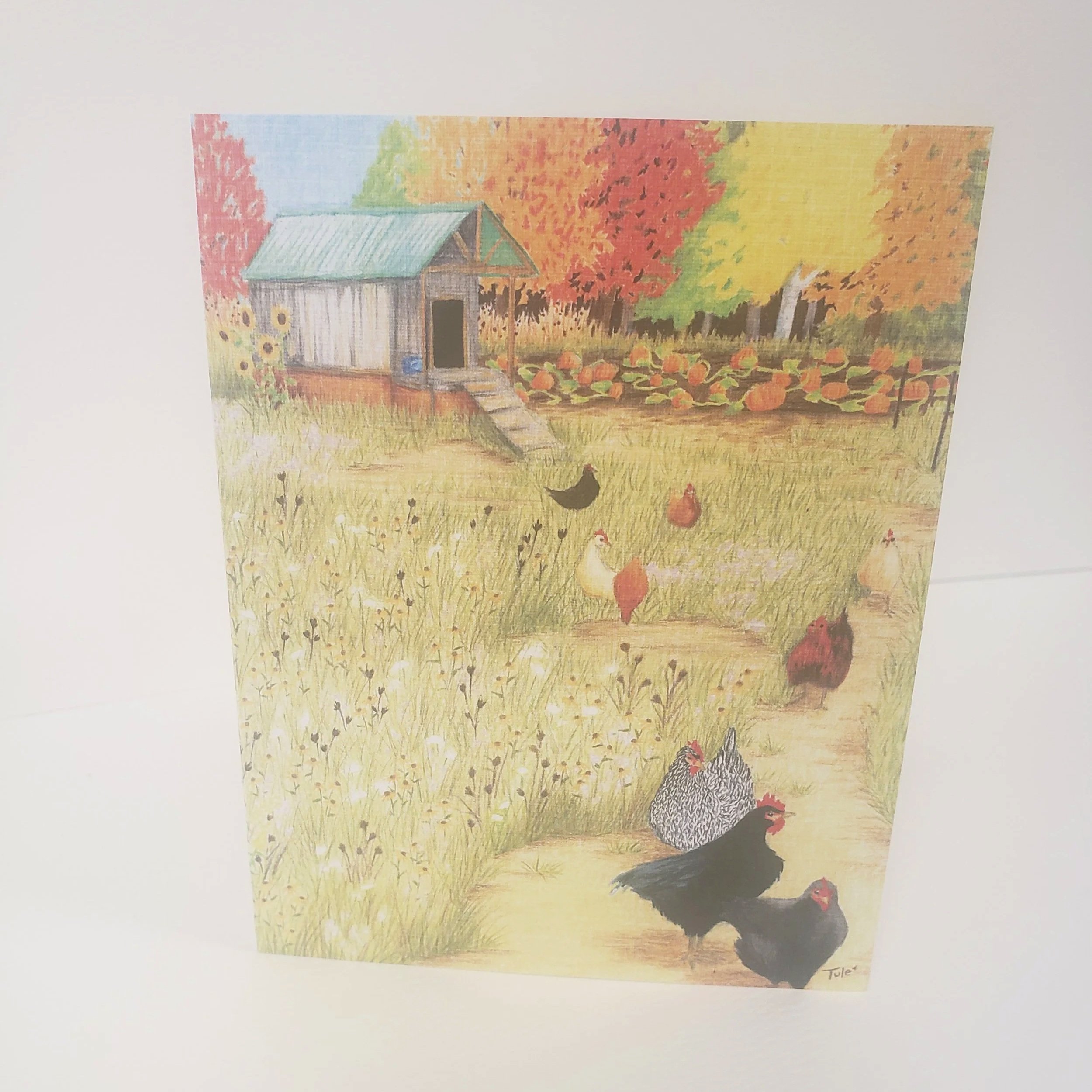 Ladies Out For A Stroll Greeting Card