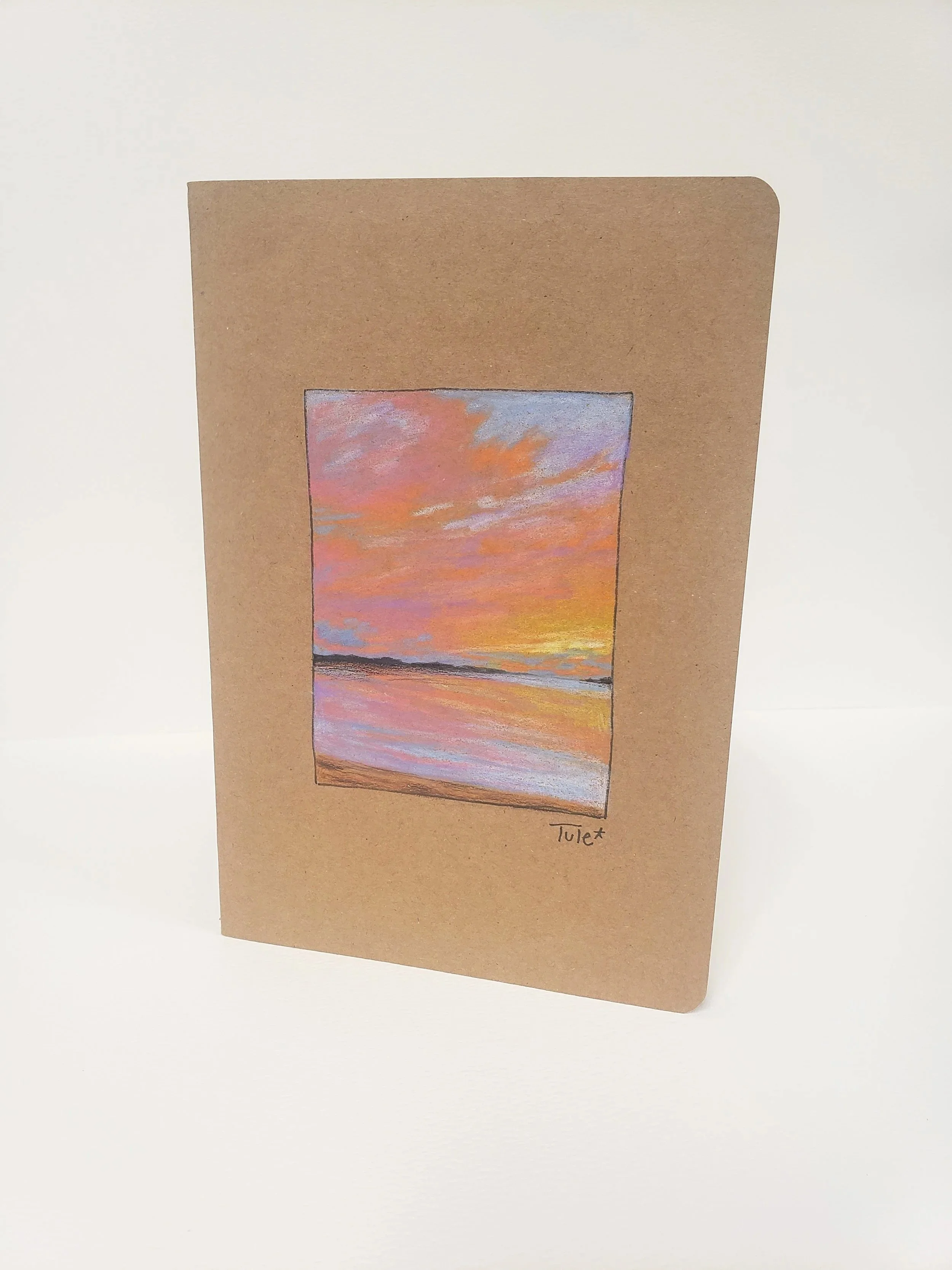 Fiery Sunset Journal