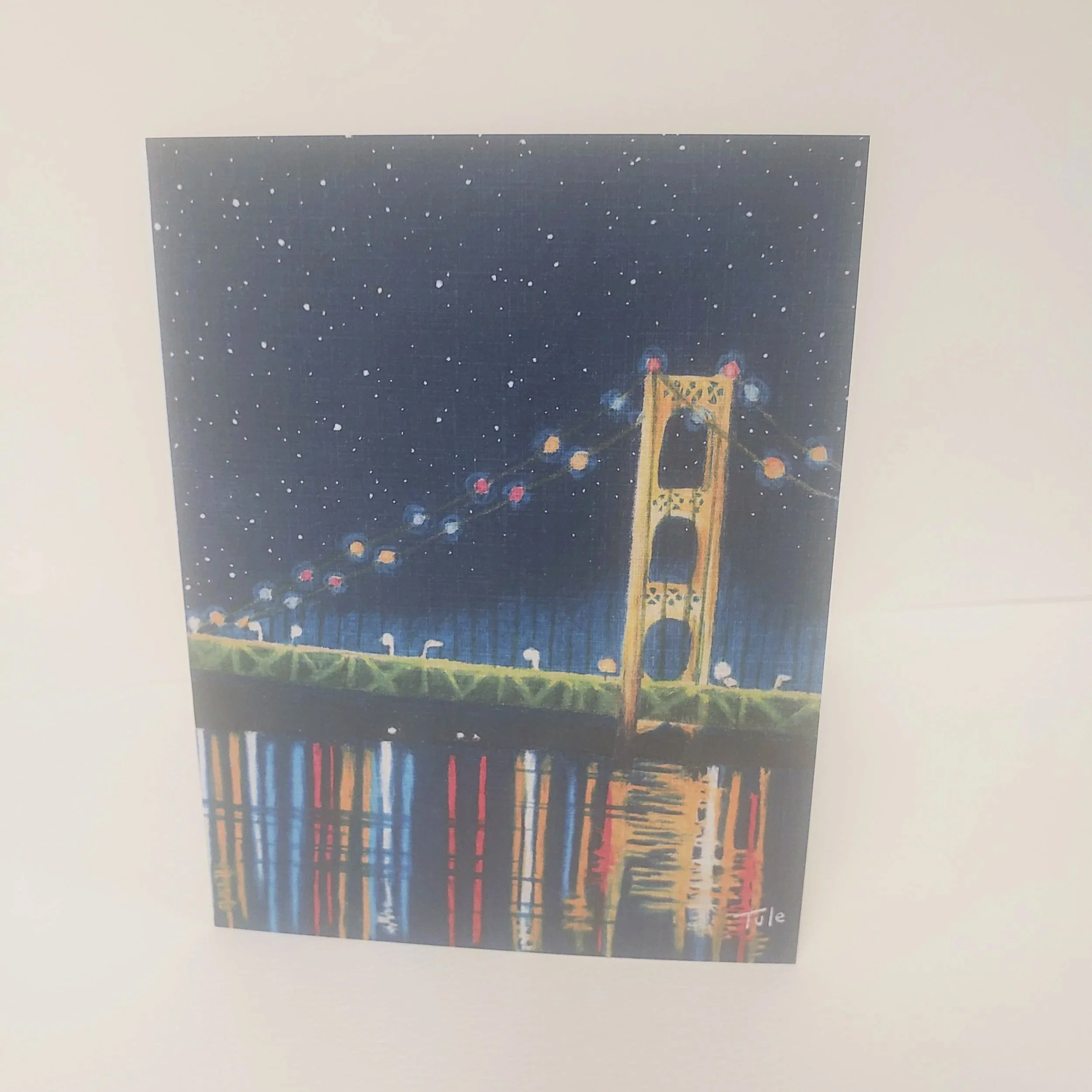 Night Lights Greeting Card