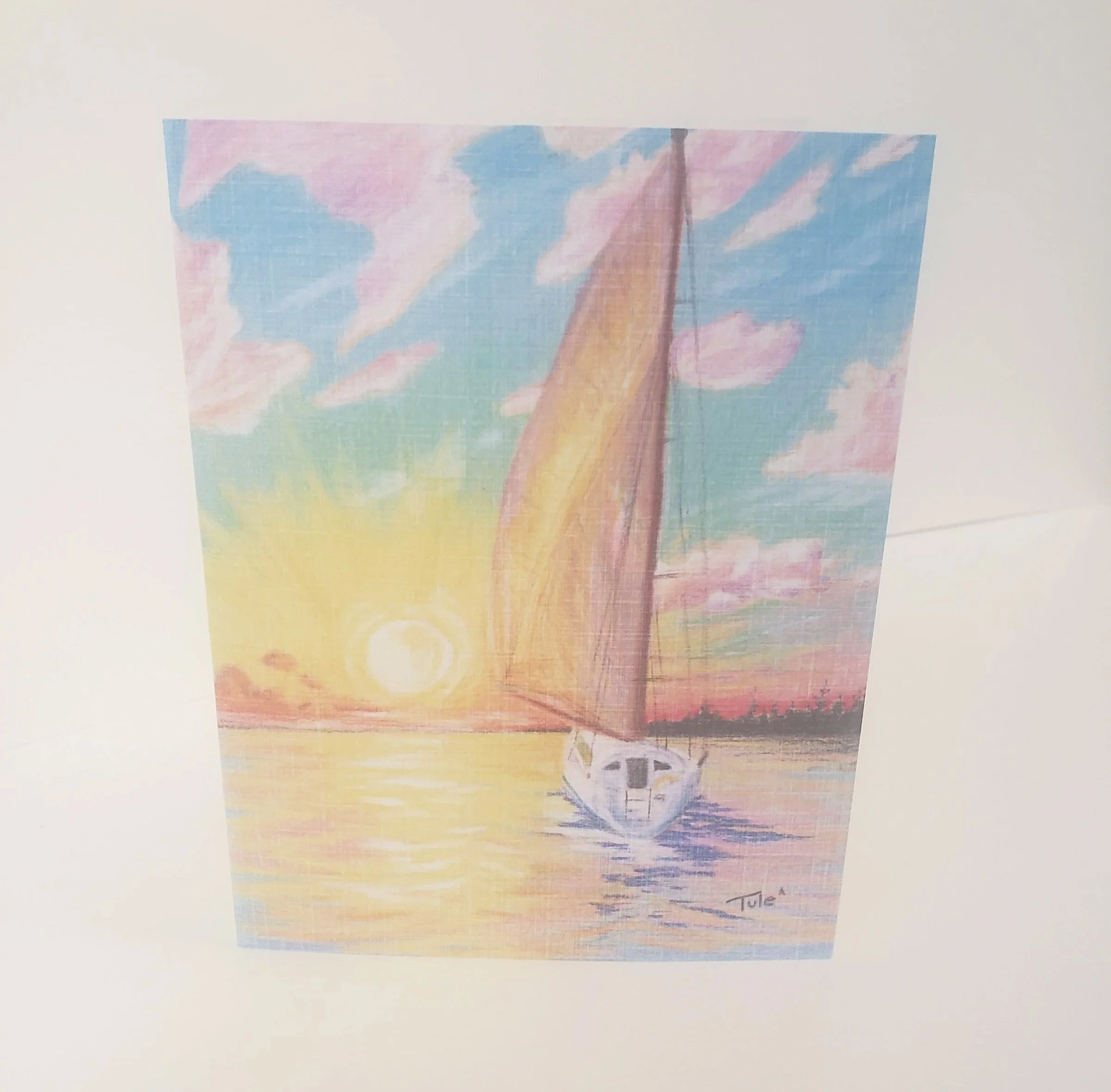 Cotton Candy Skies Greeting Card