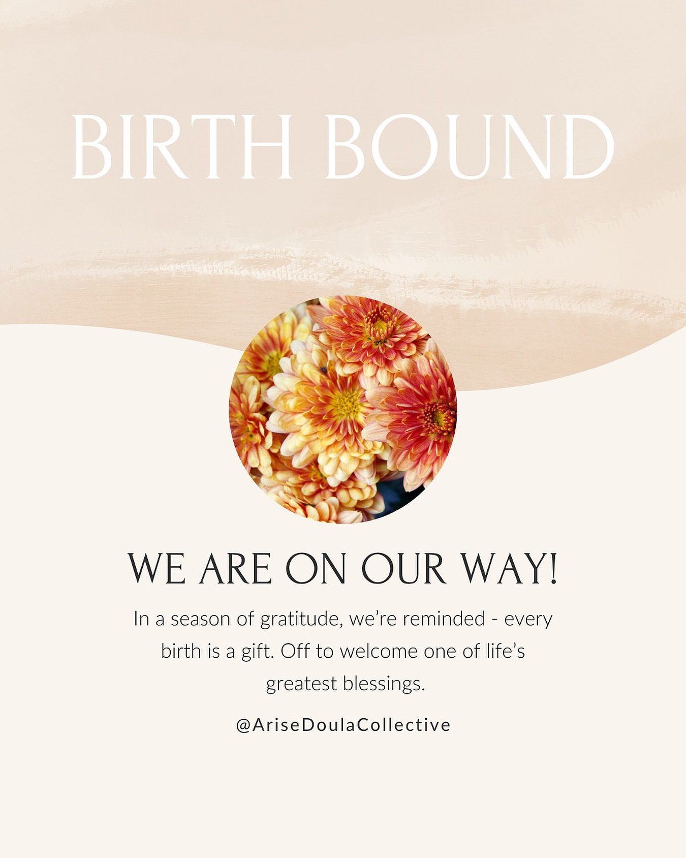 Doula Jessica is on her way to support a second time mama on this BEAUTIFUL November morning. Will this baby be born on an 8th like her first? Time will tell!