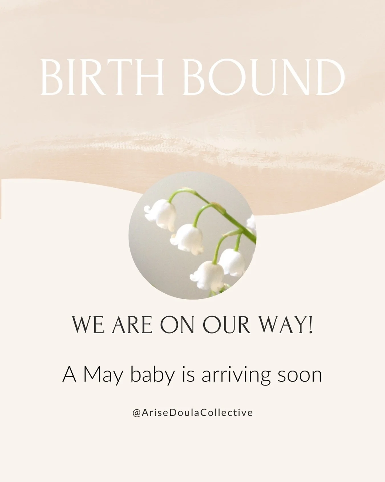 May 8th is shaping up to be a beautiful day, we have a second baby on the way!