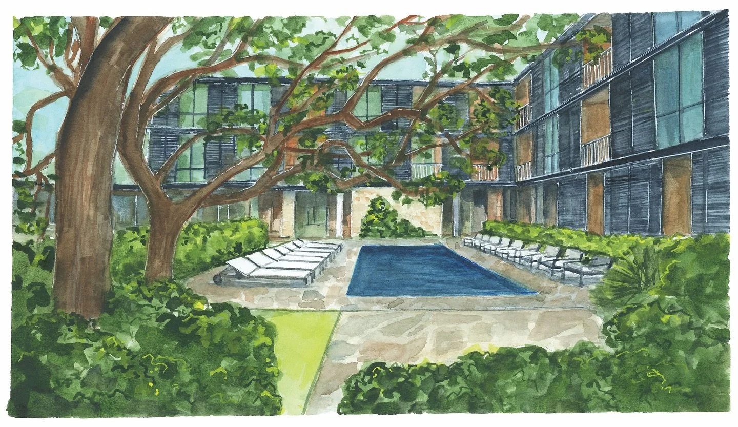 The Pool at The Inn is designed for unhurried moments. Beneath the canopy, with a breeze in the air and sunlight on the water, it&rsquo;s a place to lose track of time and let the day unfold.