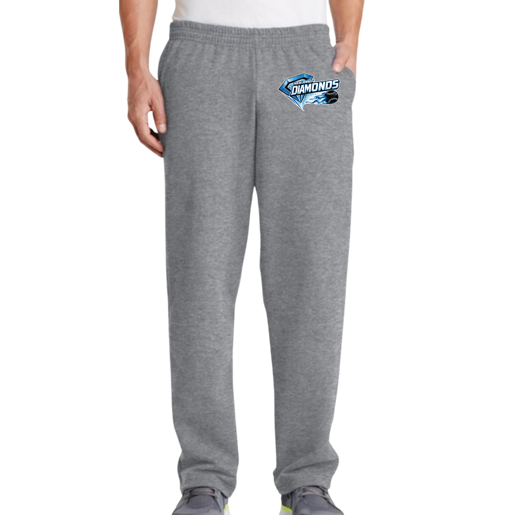 Open Bottom Sweatpants - Unisex Sizing