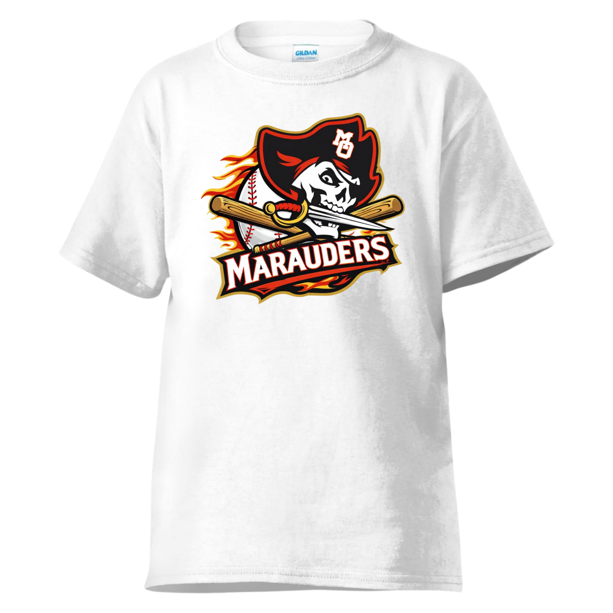 Baseball Fire - Skull