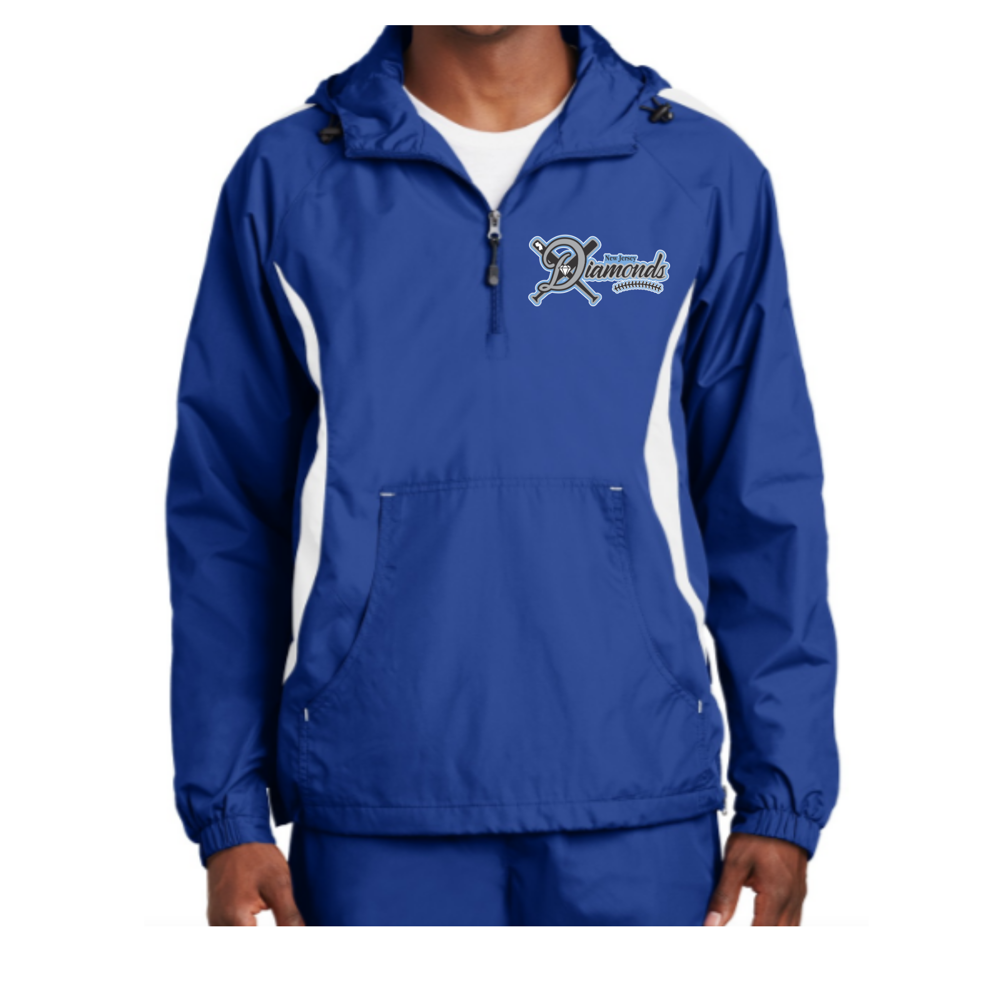 3/4 Zip Wind Shirt with Logo - Adult Sizes Only
