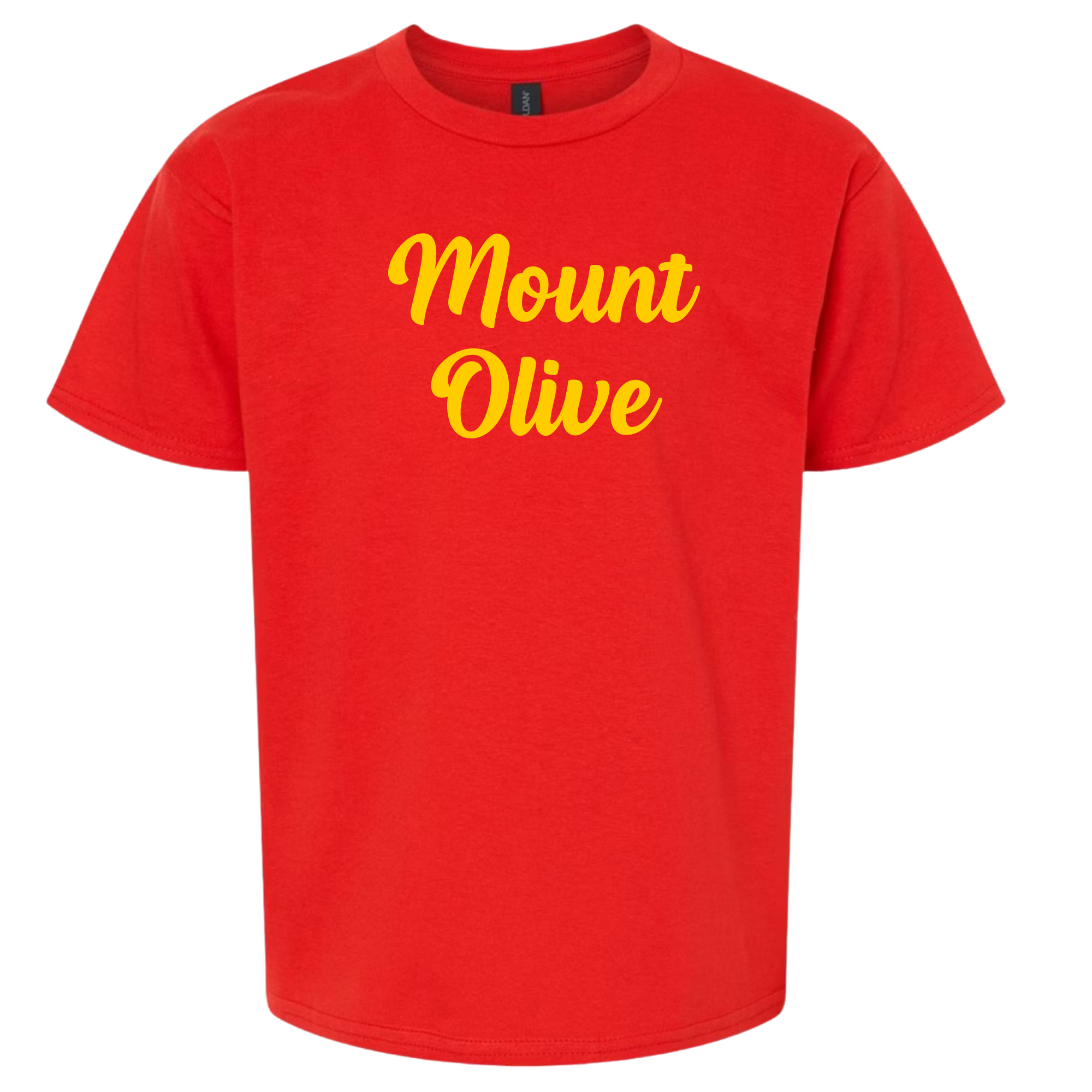 Red Short Sleeve Gold Writing.png