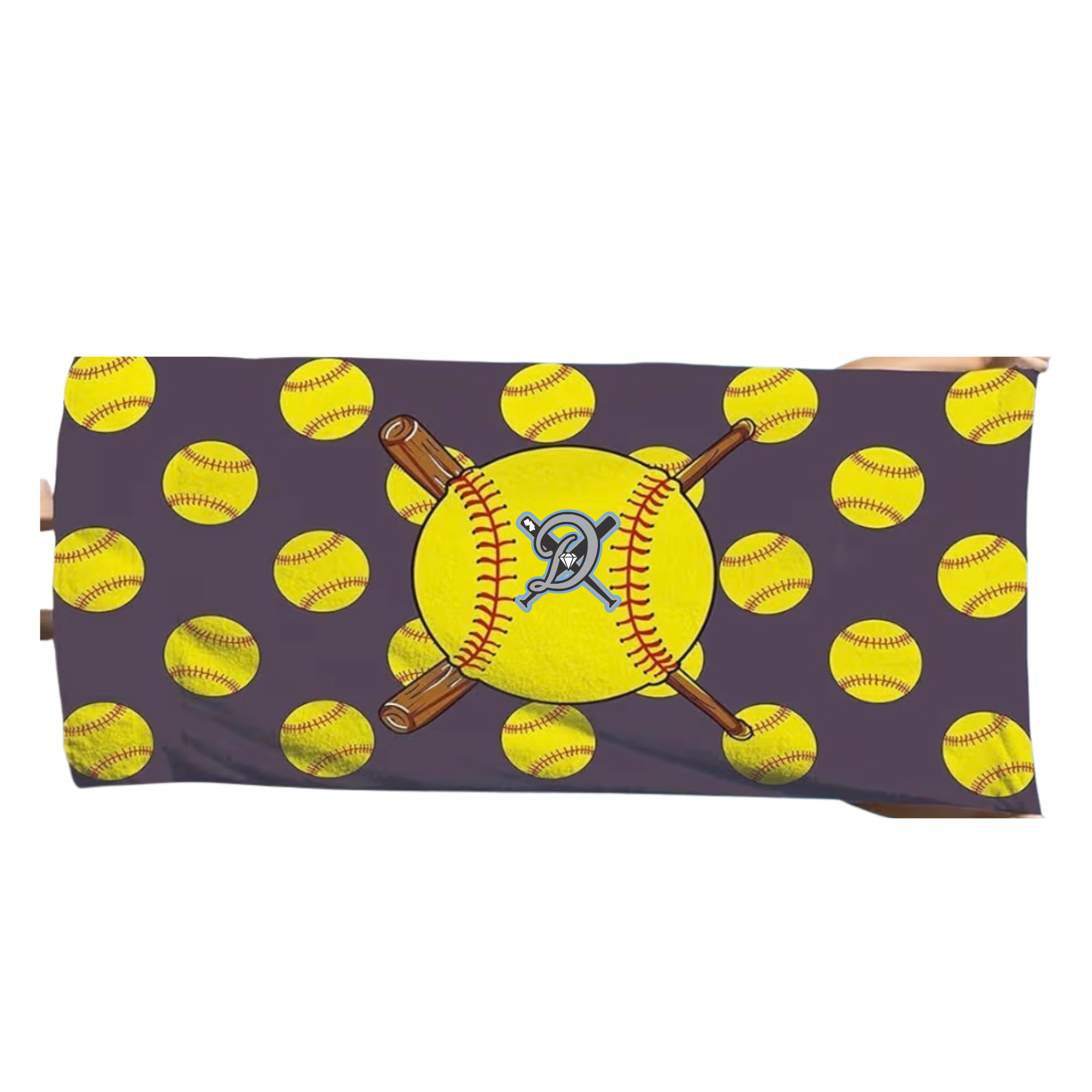 Softball Beach Towel