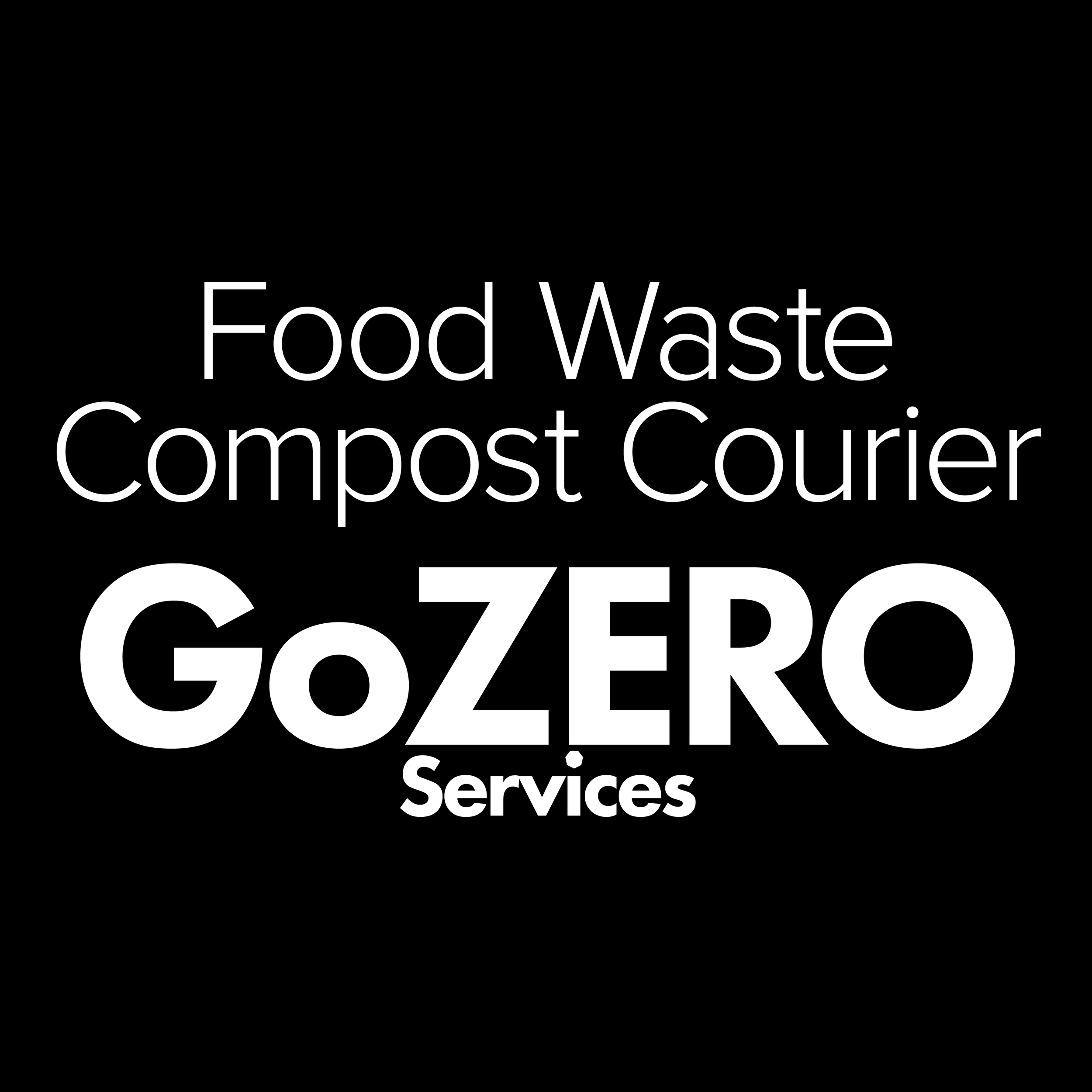 GoZERO Services, Food Waste Compost Courier (Copy)