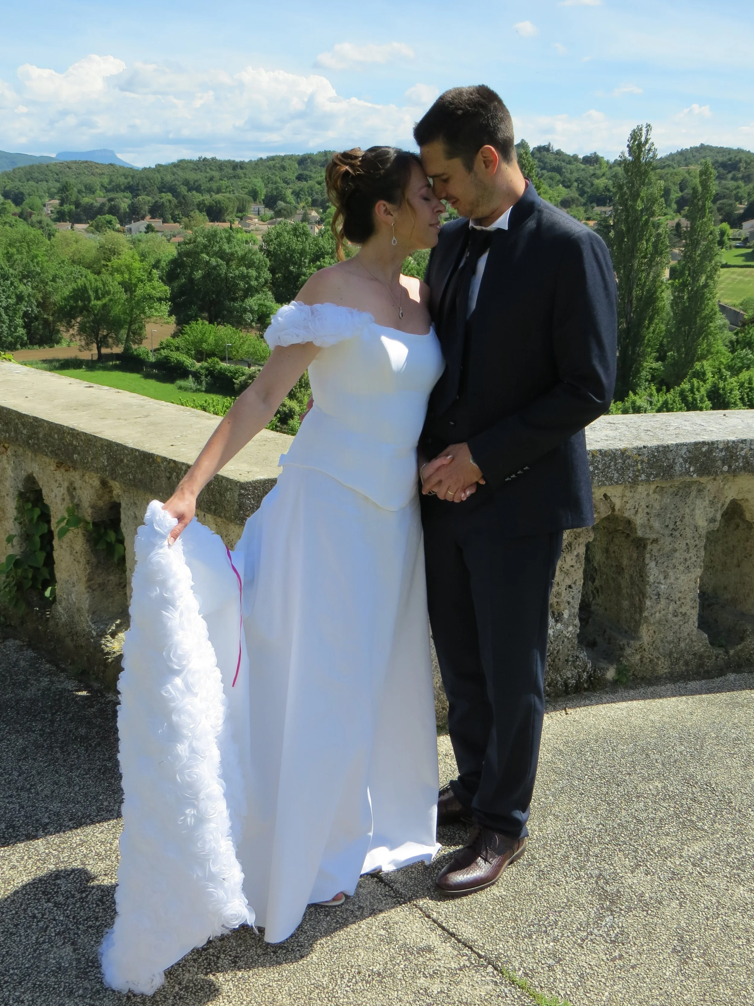 Séance couple après mariage drome