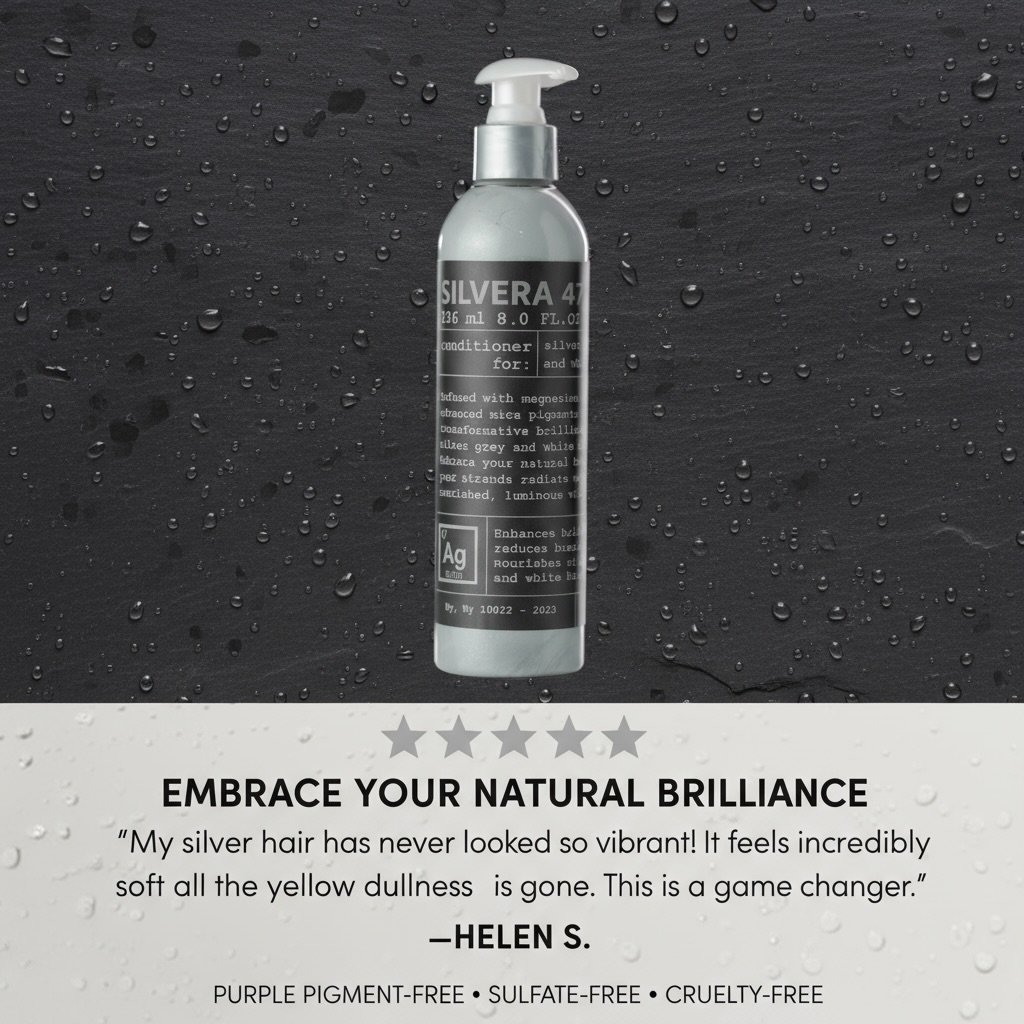 ✨ EMBRACE YOUR NATURAL BRILLIANCE ✨
Silver hair deserves to shine &mdash; and Silvera shampoo and conditioner bring out that clean, luminous glow without purple pigments.

💧 Say goodbye to yellow tones
💧 Softer, brighter silver &amp; white hair
💧 
