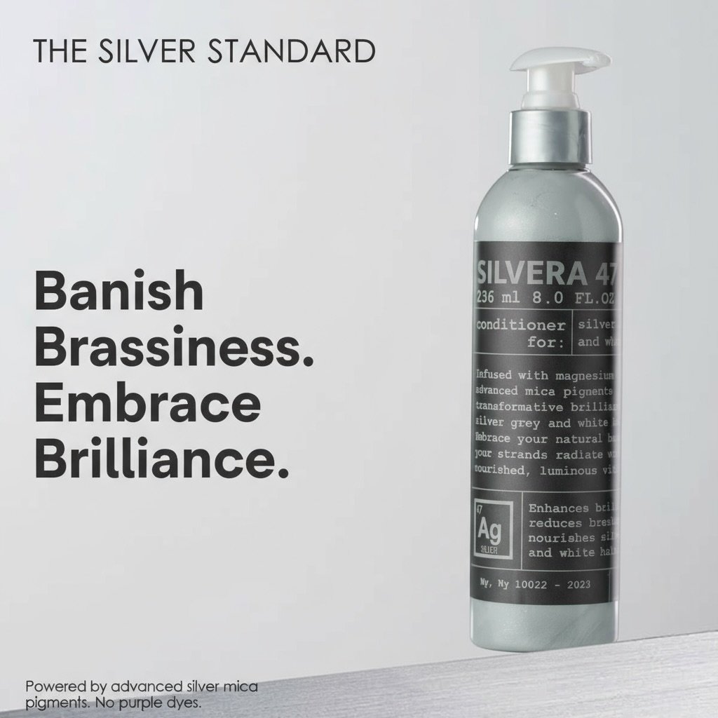 ✨ Banish Brassiness. Embrace Brilliance. ✨

Silvera shampoo and conditioner is powered by advanced silver-mica pigments and magnesium to enhance the natural radiance of your grey and white hair &mdash; without using purple dyes.

💎 More shine
💎 Mor