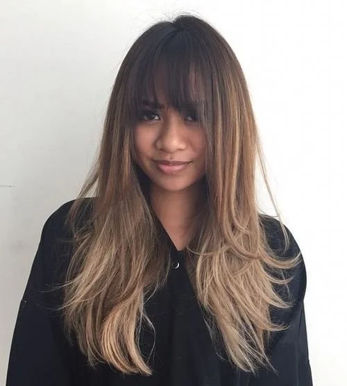 Long Hair with Full Bangs Sees Renewed Popularity