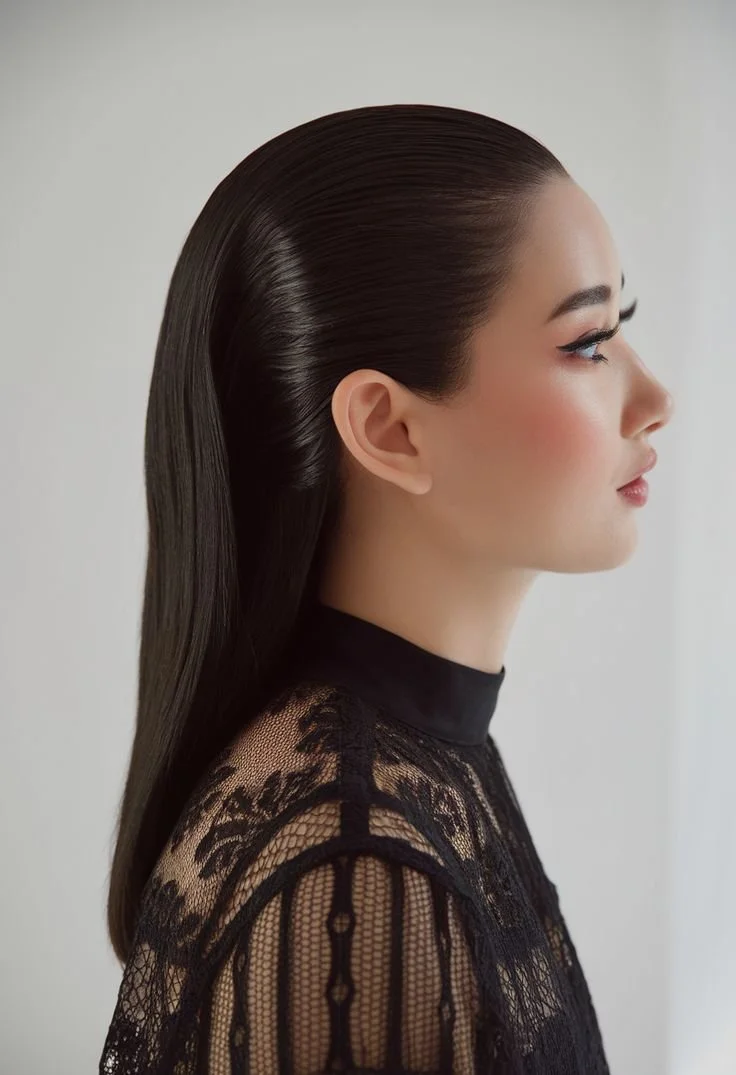 Sleek, Straight Hair Returns as a Symbol of Elegant Simplicity