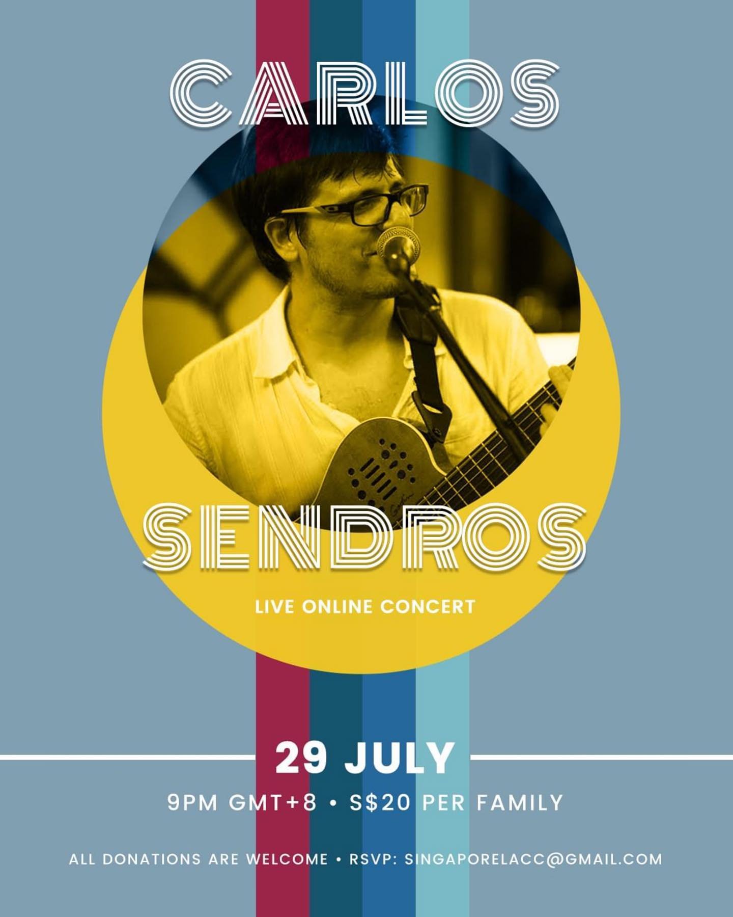 I&rsquo;ll be playing a mix of music: The Beatles, Pablo Alboran, Egberto Gismonti, Jobim, etc. and some of my music too! See you, on Zoom, this Wednesday! #livemusicsingapore #guitarsingapore #spanishguitar #fingerstyle #latinmusicsingapore #brazili