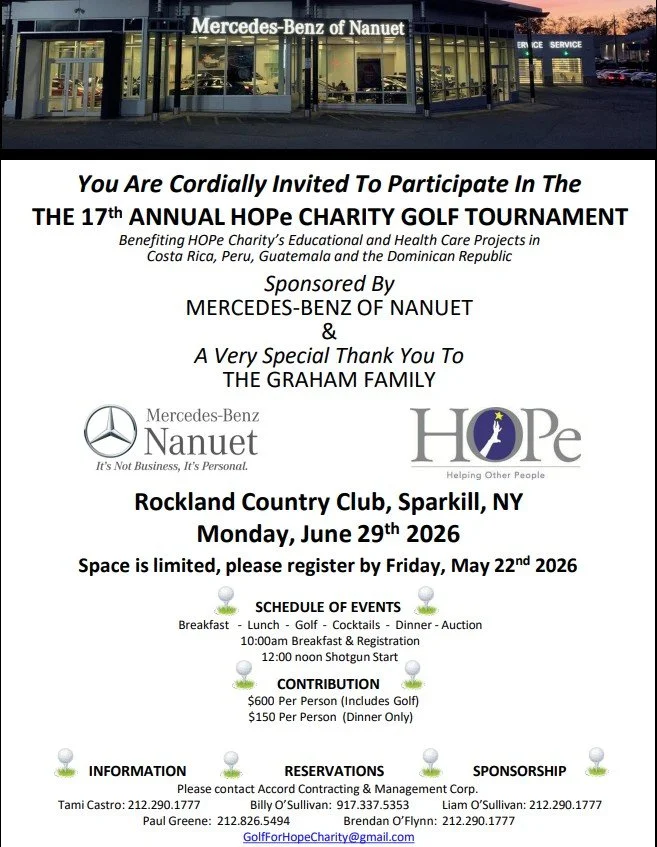 17th Annual HOPe Charity Golf Tournament