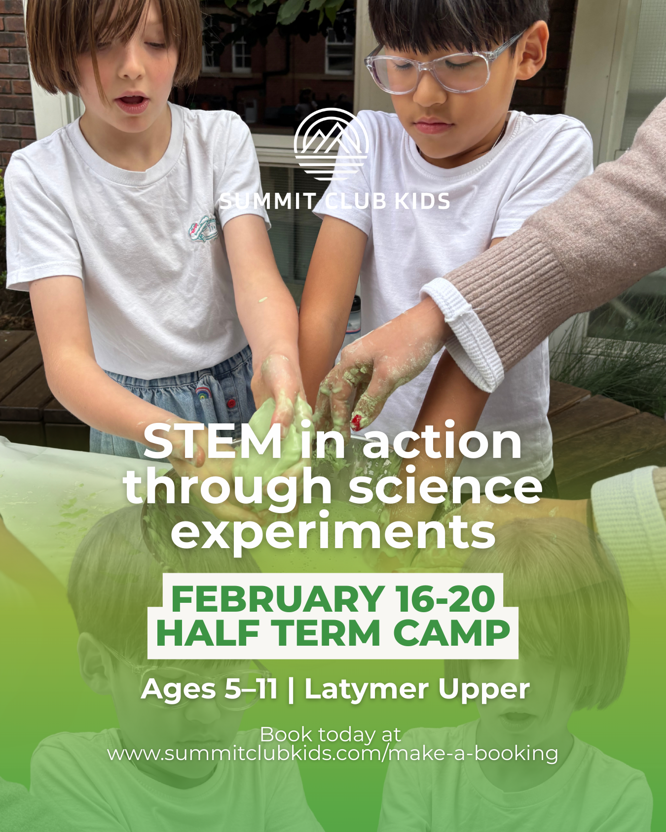5 DAYS OF FUN AND PURPOSEFUL ADVENTURE  What Makes It Different  Story-led adventures that blend:  Creative problem-solving, team challenges, hands-on learning, and active play  An experience designed to build confidence, curiosity, and skills