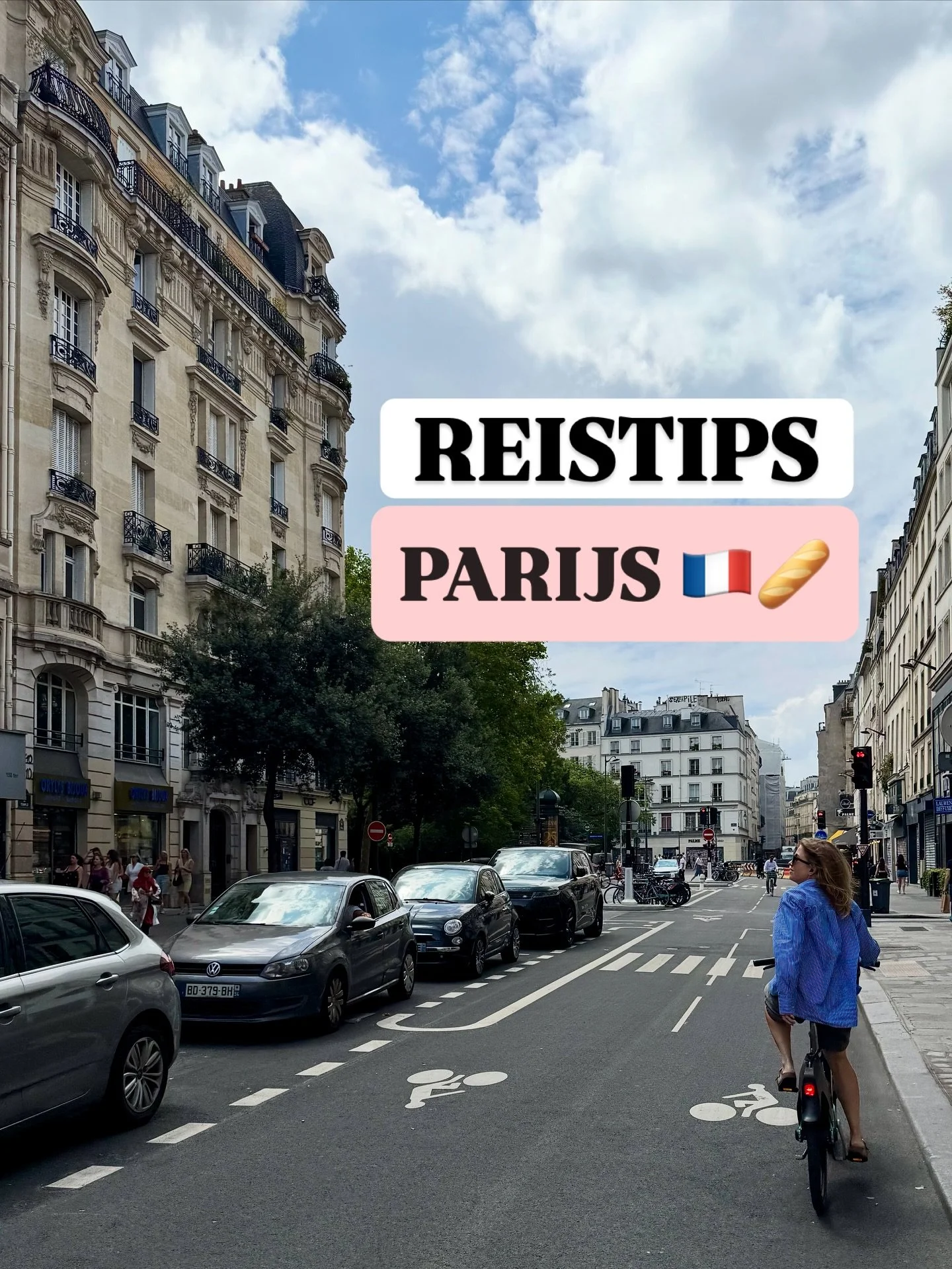 PARIJS TIPS 👀🇫🇷 geweldige stad, heerlijk eten en je bent er binnen 3,5 uur met de trein. Dit zijn m&rsquo;n tips van deze stedentrip 👇🏽 (sla op voor later!)
1: allergrootste tip: doe alles met de fiets 🚴🏼&zwj;♀️ Je ziet de stad op een totaal a