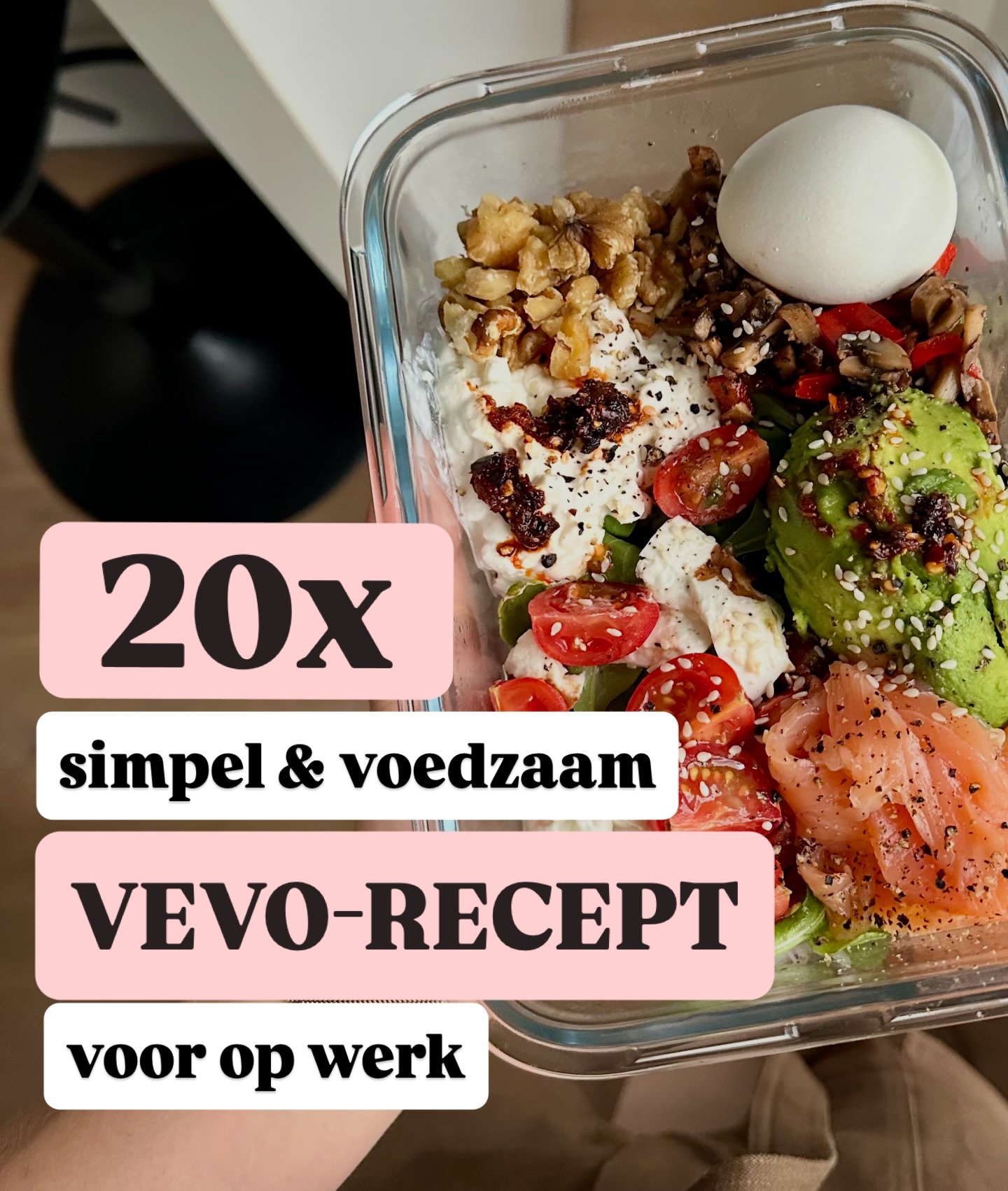 20x VEVO inspiratie om mee te nemen naar je werk 💘🔥
Ik heb niet genoeg ruimte in deze caption om de volledige recepten van deze 20 gerechten te delen. Heb je dus vragen hierover? Stel ze dan in de comments! 💭 

👩🏼&zwj;🍳 voor alle gegrilde groen
