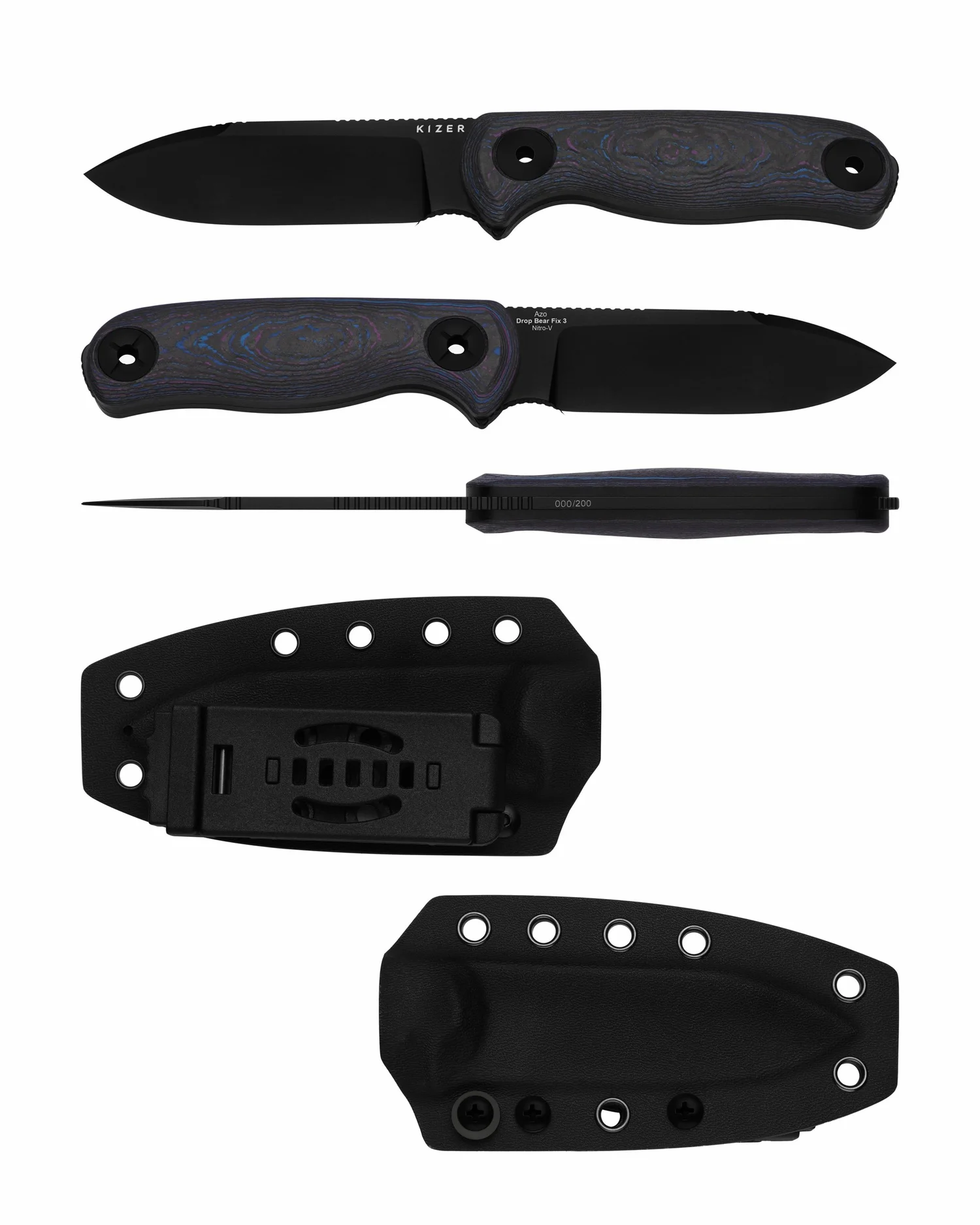 Kizer Drop Bear 3 Fixed - EXCLUSIVE — Dirtbag Outdoors