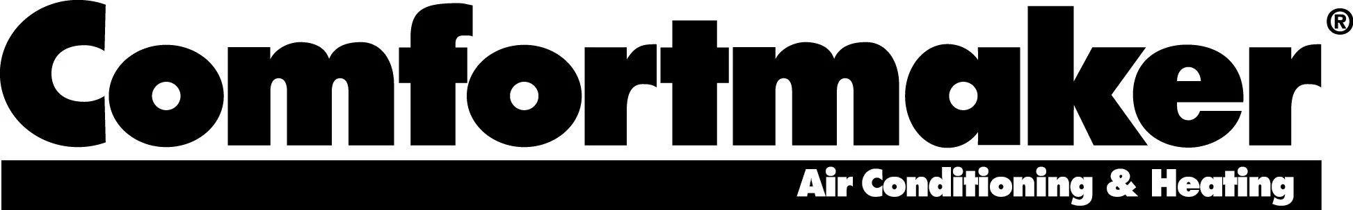 Comfortmaker logo with the tagline "Air Conditioning & Heating" underneath