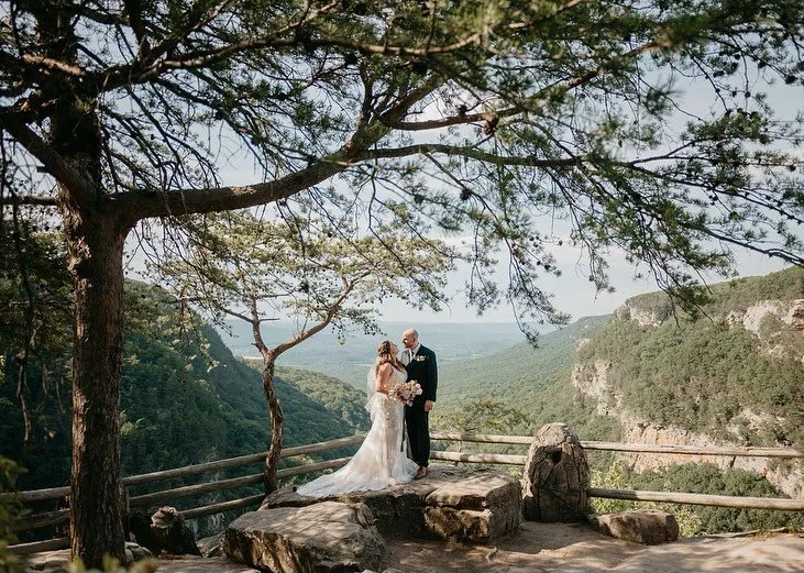 9 months ago, on a steamy late June day, I had the honor of officiating the marriage of my beautiful baby sister to her Michael. 🥹

They said their vows at a stunning overlook in Cloudland Canyon State park in northern Georgia. We feasted at a wonde