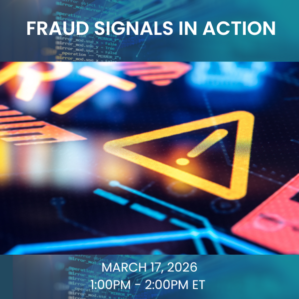 Fraud Signals in Action: Connecting Systems to Stop Fraud