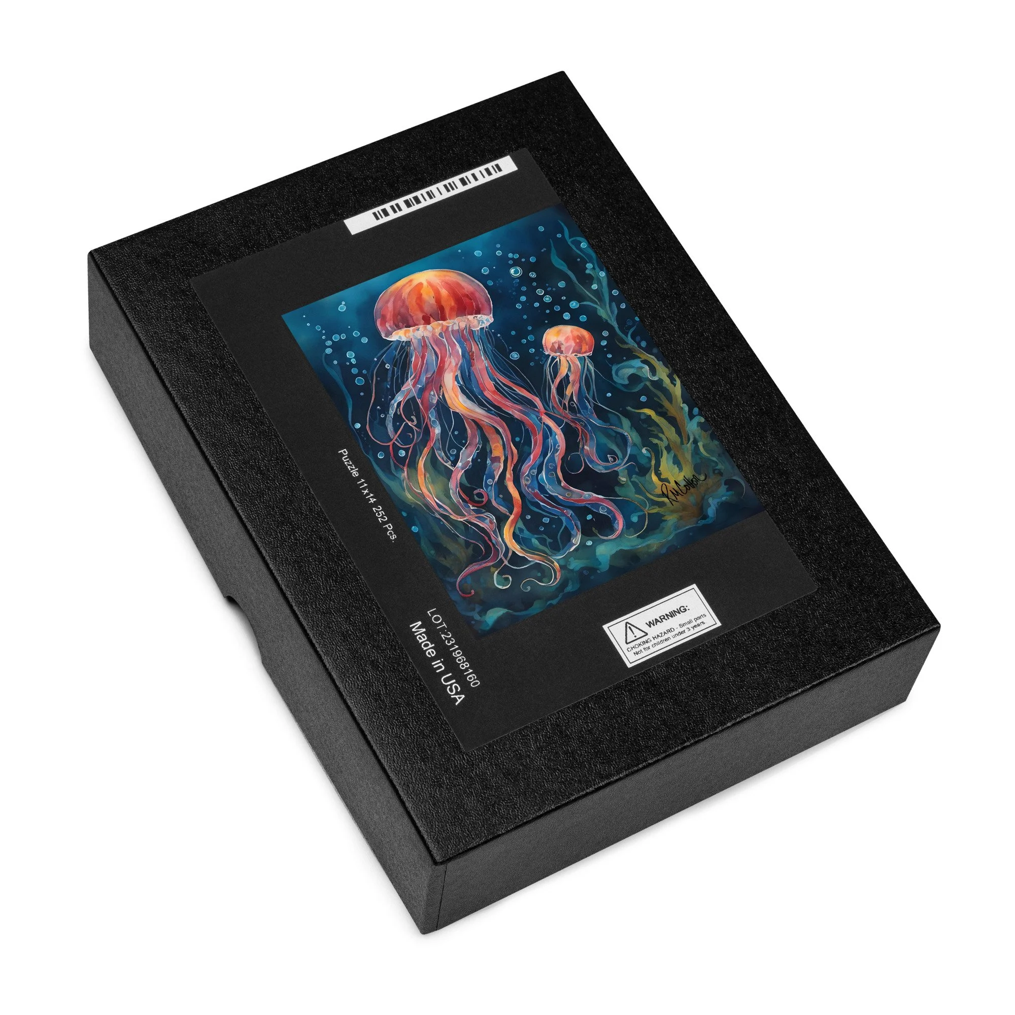 Jellyfish in Watercolor Jigsaw Puzzle