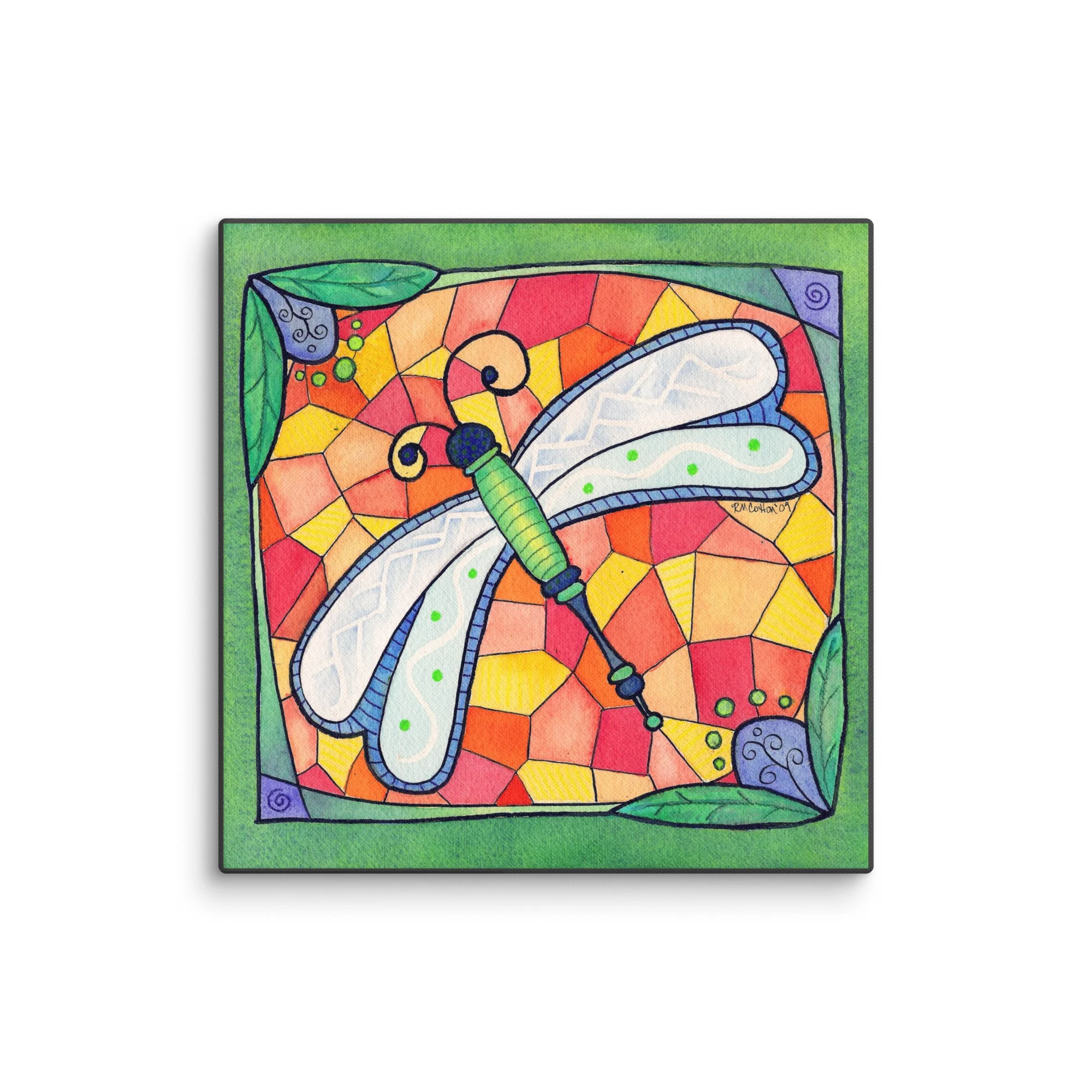 Heirloom Jewel Series – Dragonfly Jewel Canvas Print