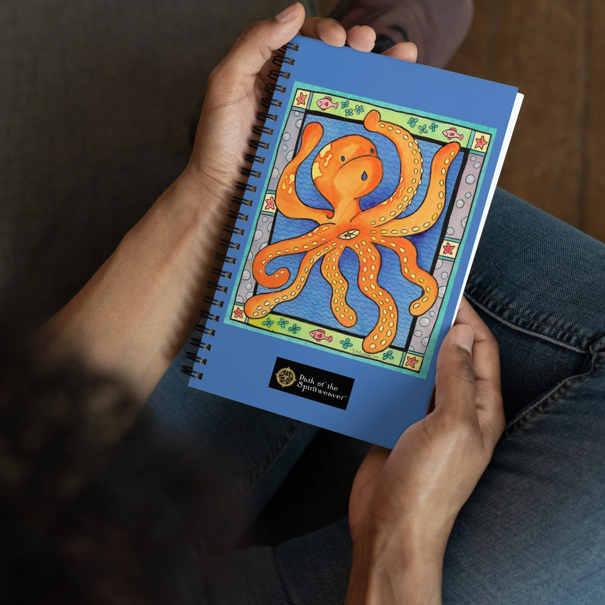 Octopus Jewel Spiral Notebook