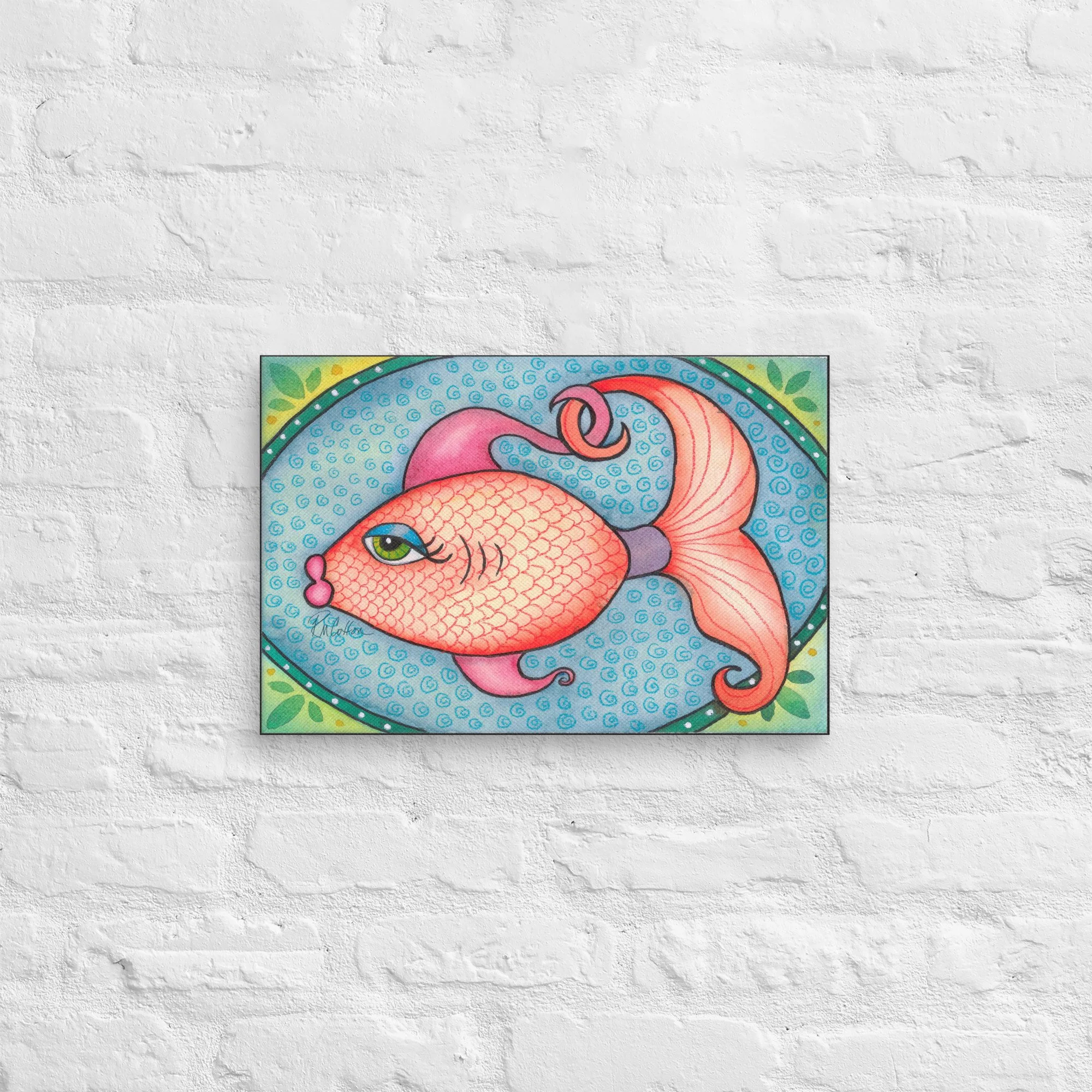 Goldfish Jewel Canvas Print