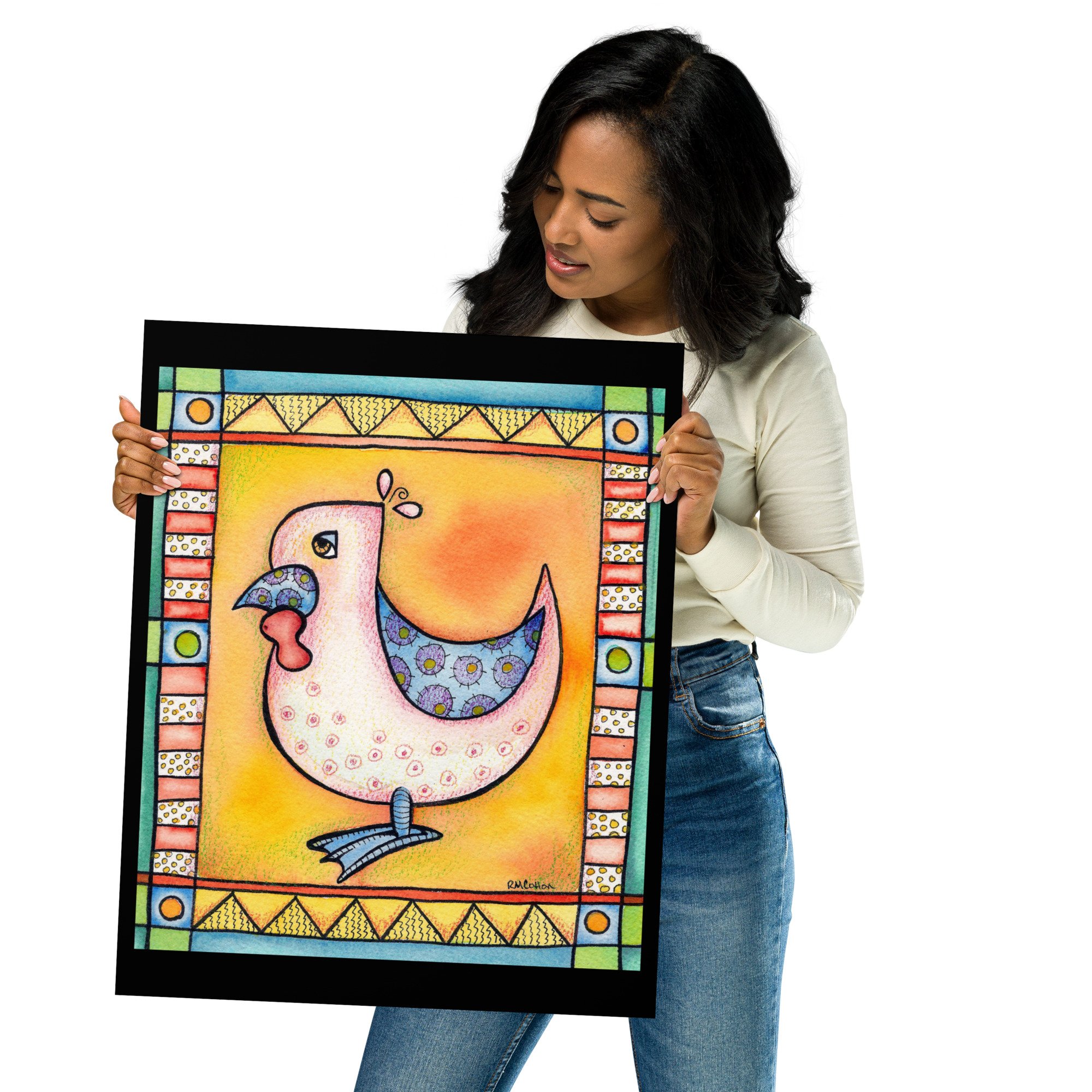 Rooster Jewel I Poster