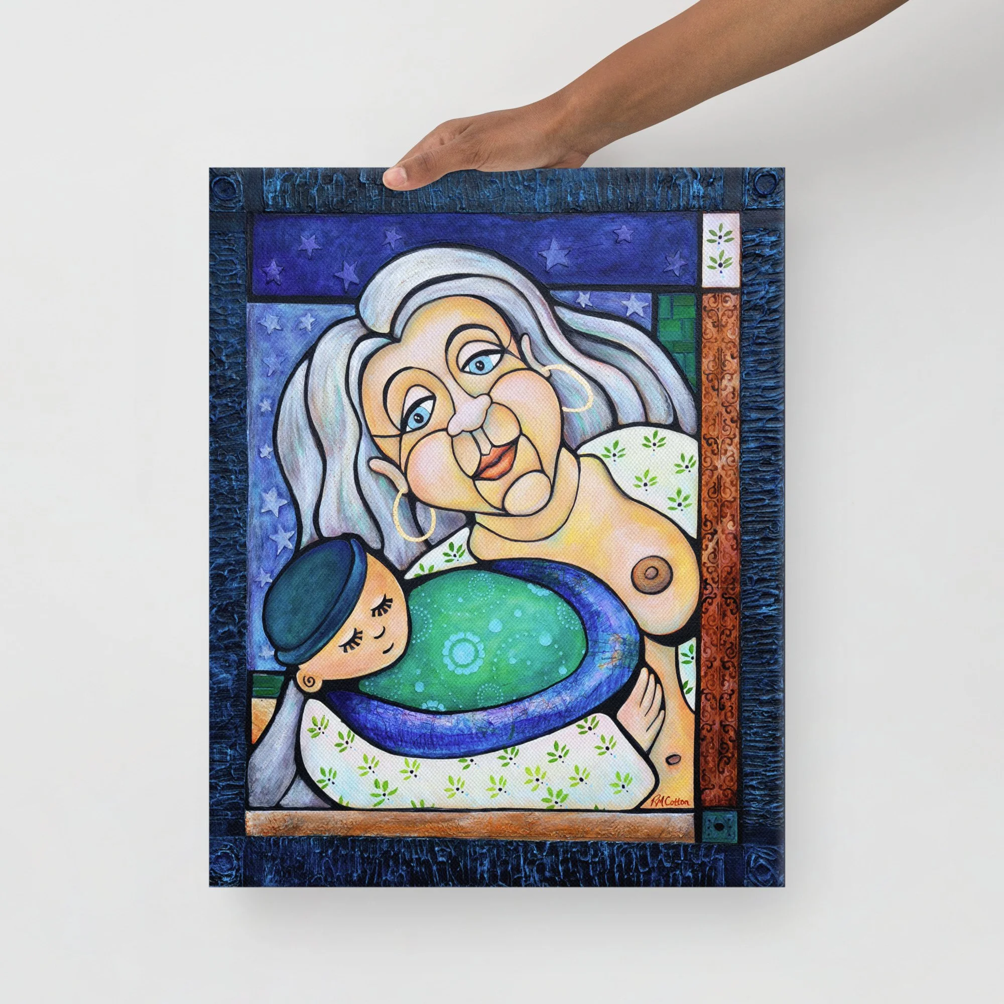 She’s Got the Whole World in Her Hands Canvas Print