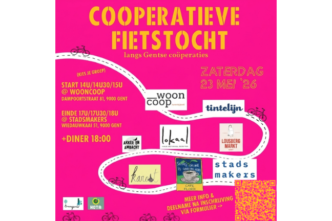Coöperatieve Fietstocht in Gent