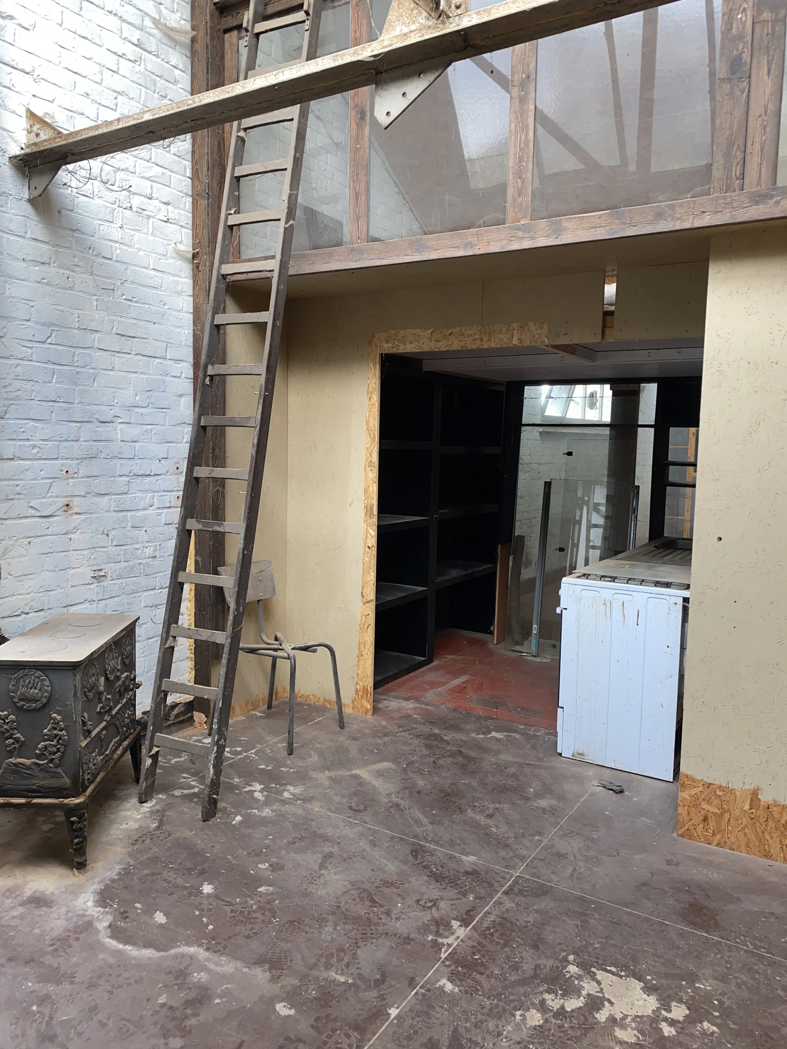 Atelier in loods Gent