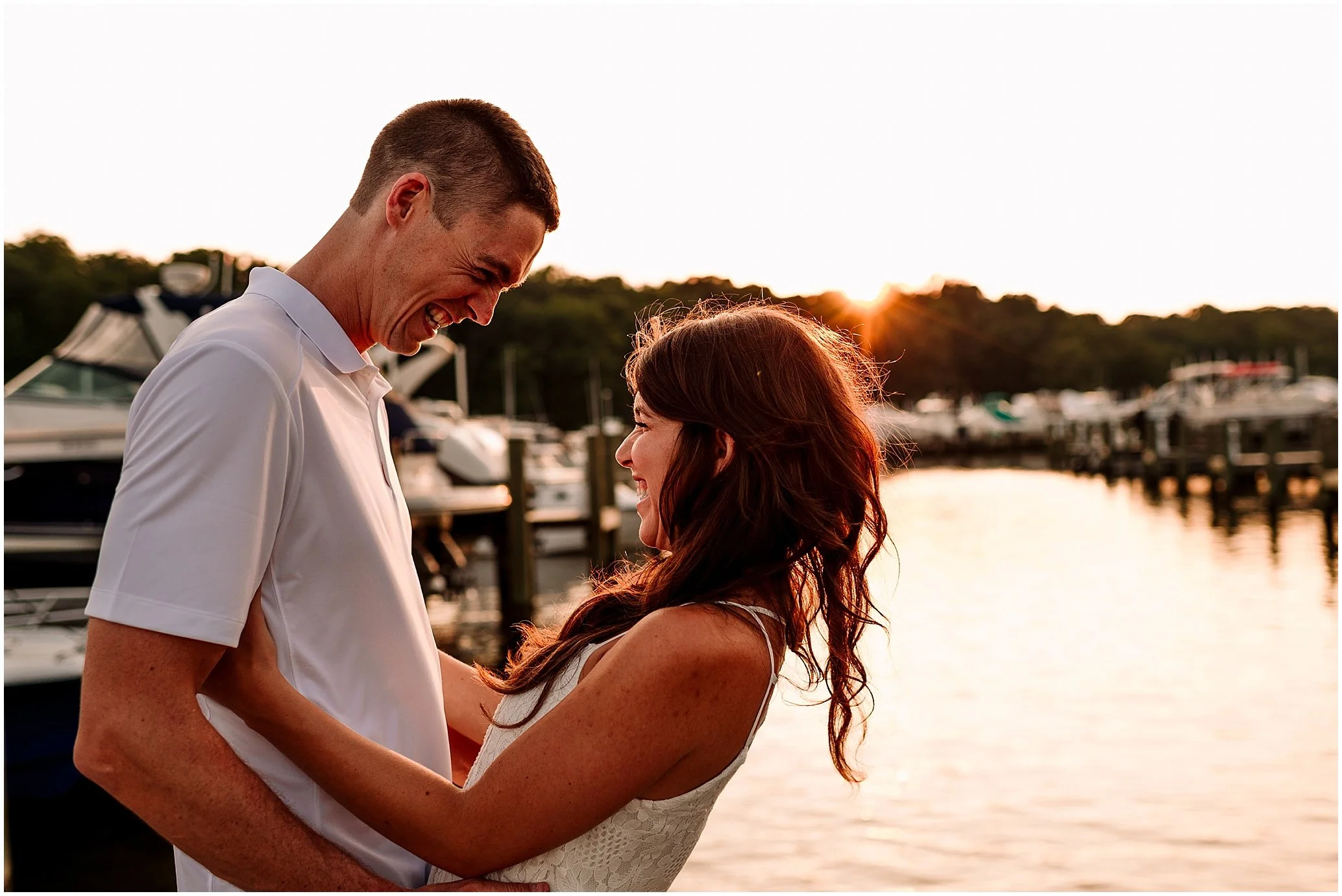 Chris + Hannah's Romantic Engagement Session: Edgewater, MD
