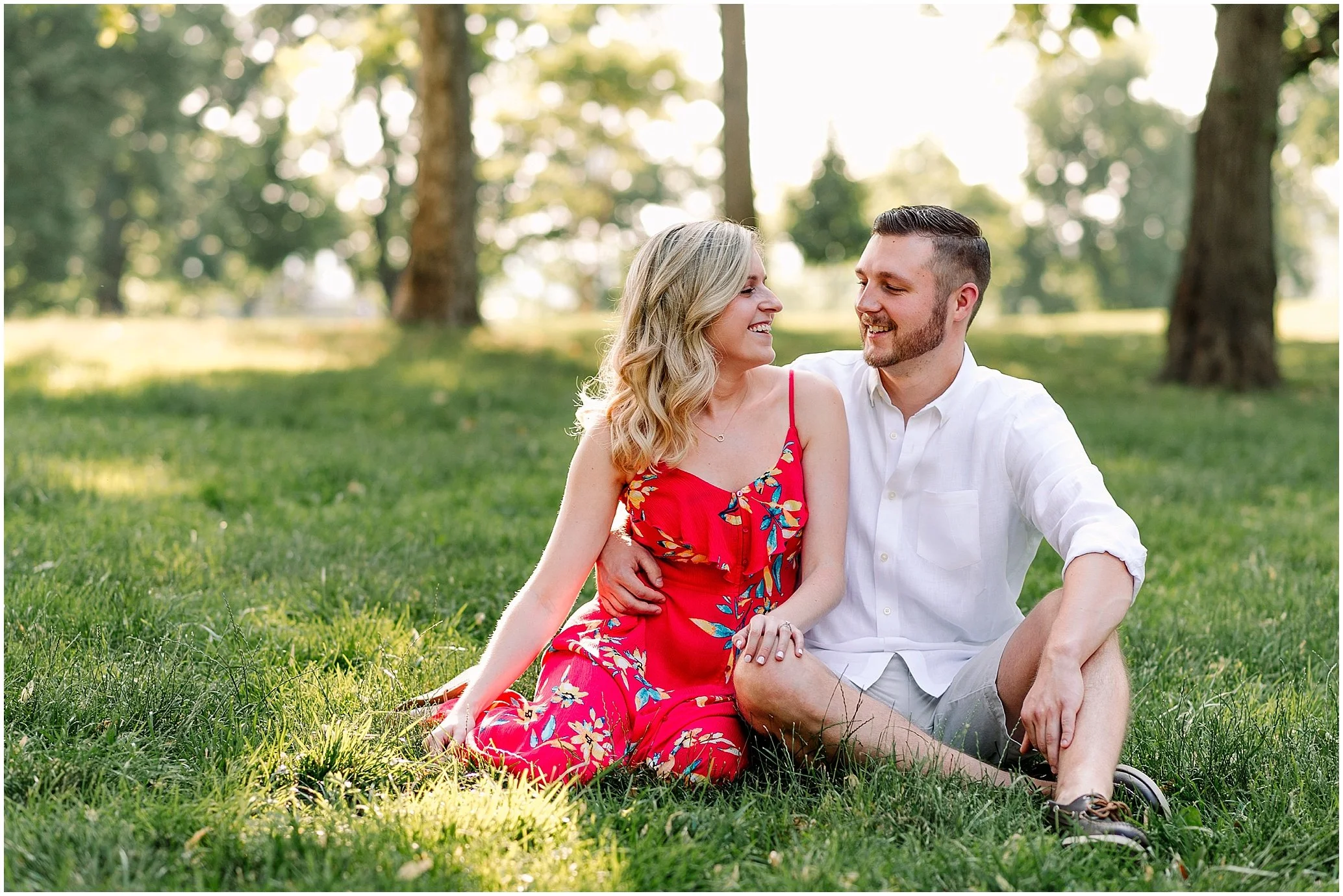 Tyler + Rachel's Federal Hill Park Engagement Session: Baltimore, MD